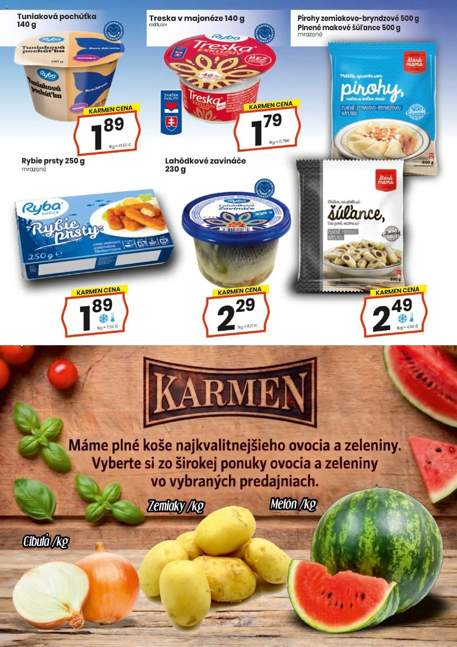 KARMEN CBA leták