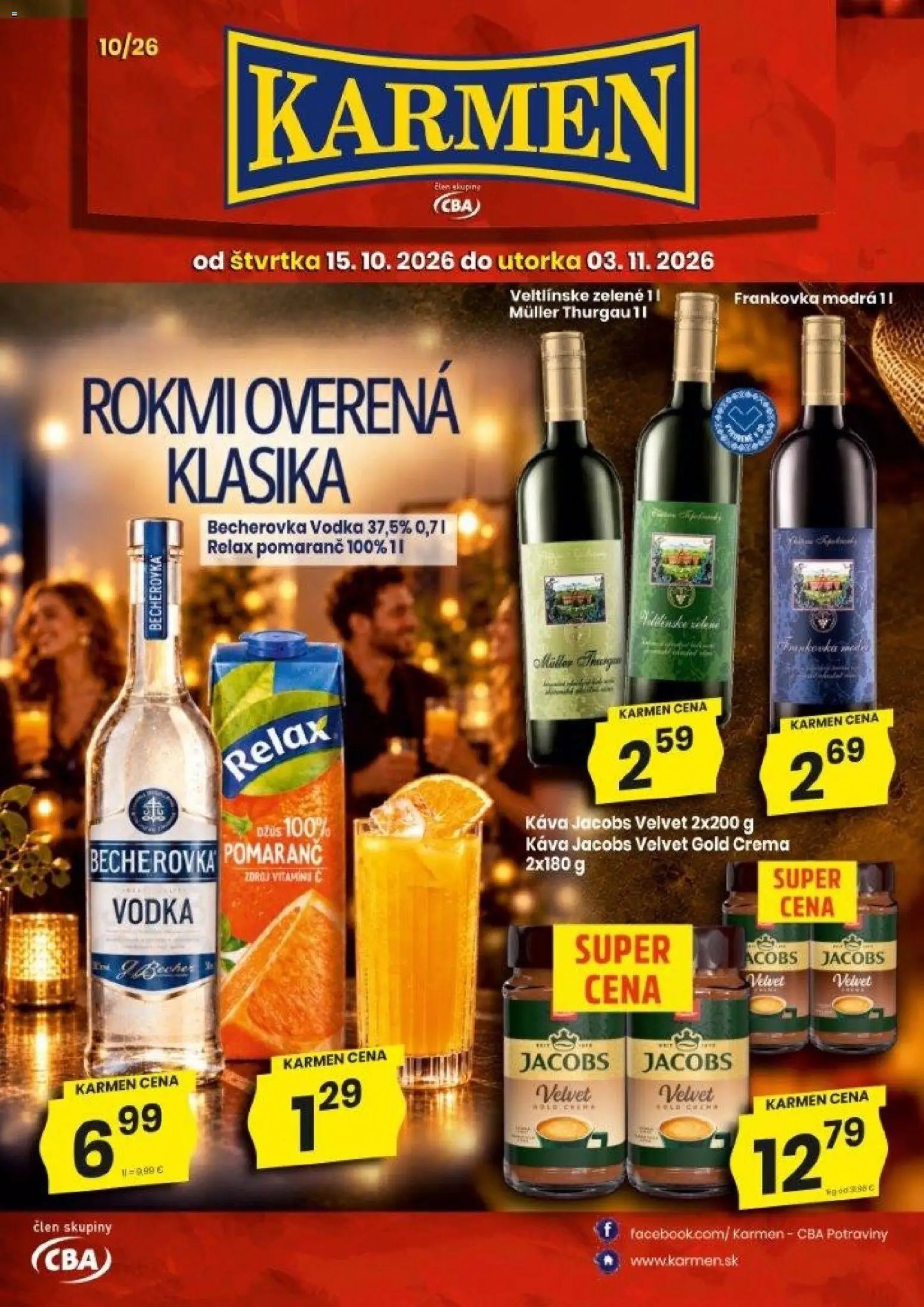 KARMEN CBA leták