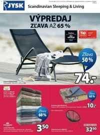 JYSK zľava až 65%