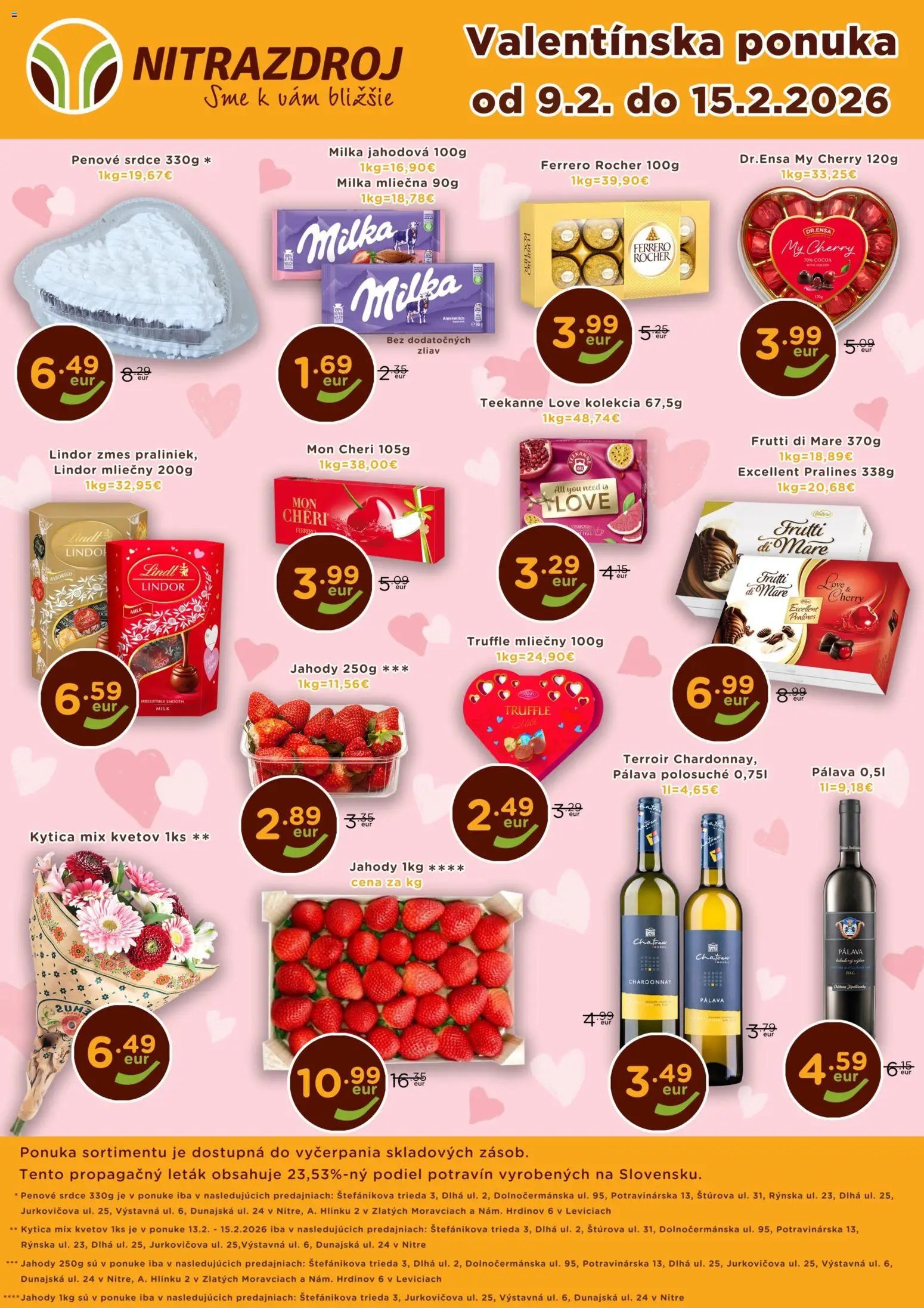 Nitrazdroj - Valentínska ponuka (2026-02-02 - 2026-02-15) | 1