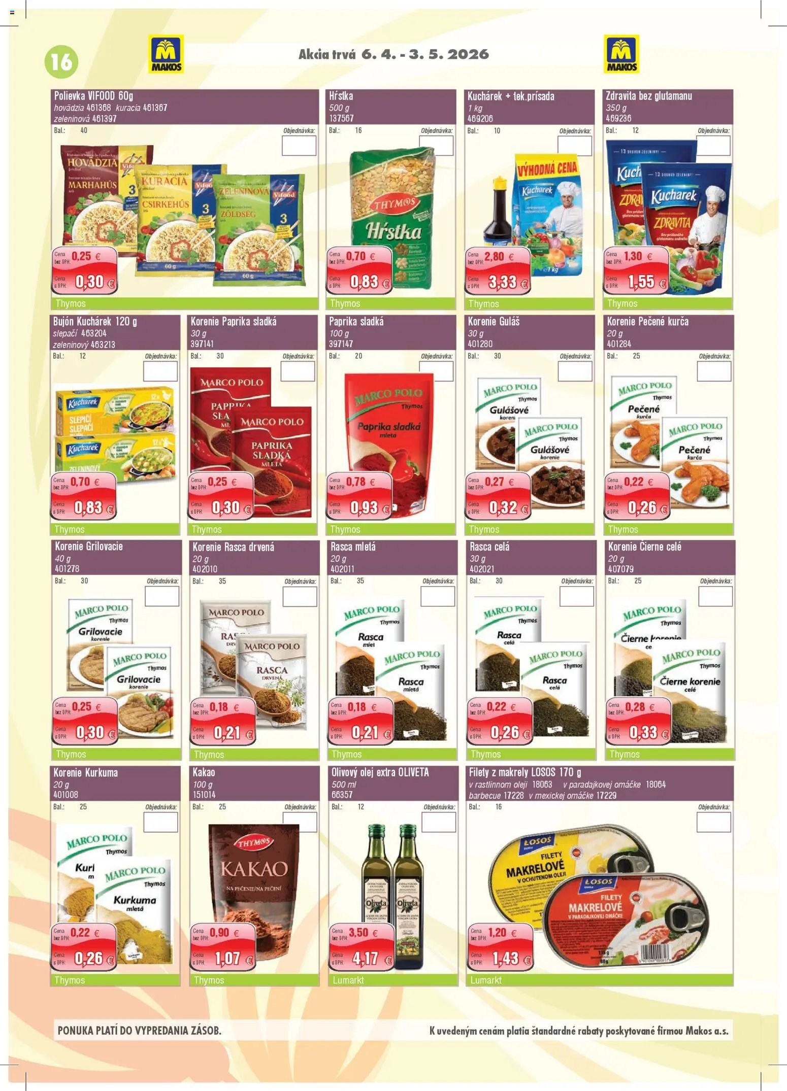 Makos leták (2026-04-06 - 2026-05-03) | 16