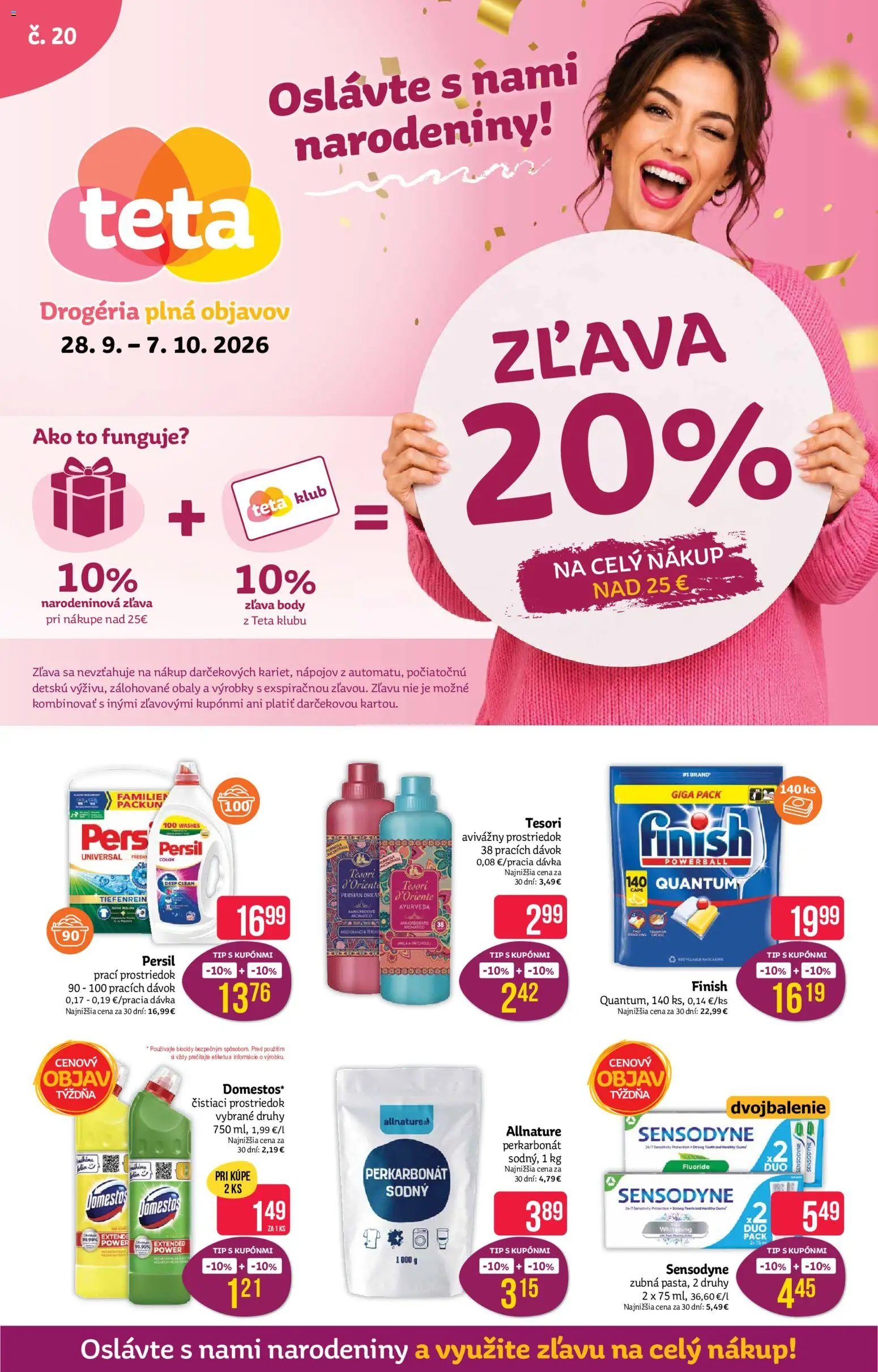 Teta drogerie leták