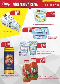 KARMEN CBA víkendová cena (2026-01-08 - 2026-01-11)