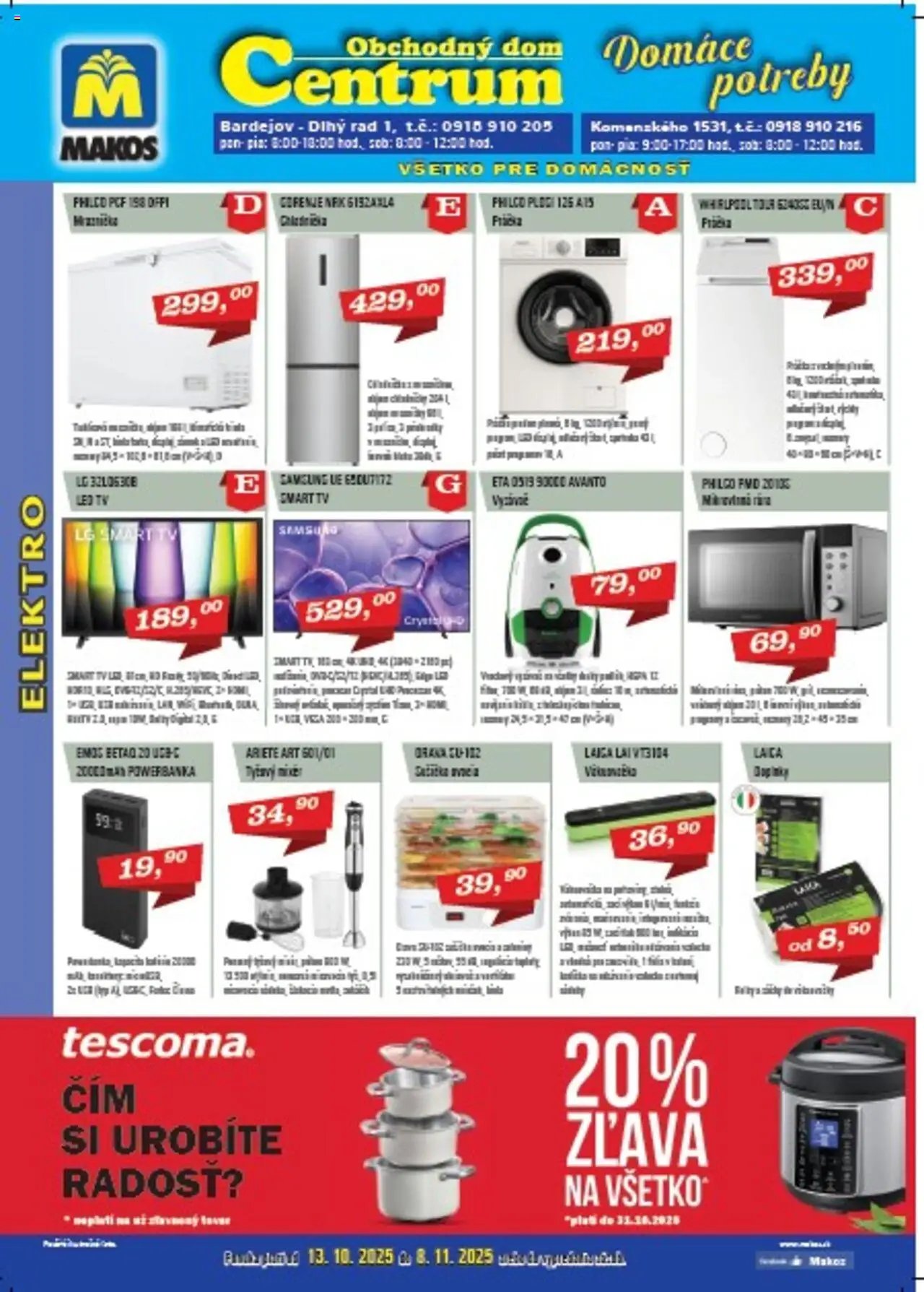 Makos nová ponuka (2025-10-13 - 2025-11-08) | 1