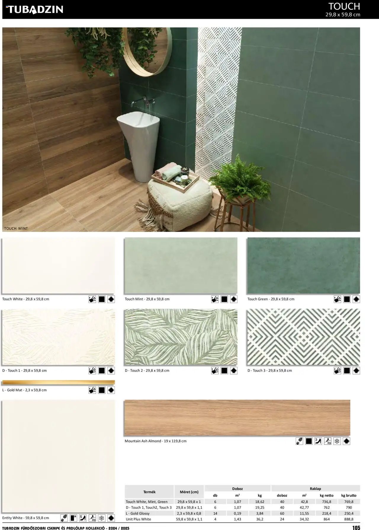 Ingema Katalóg Tubadzin 2024/2025 Hungary (2024-04-01 - 2025-12-31) | 106