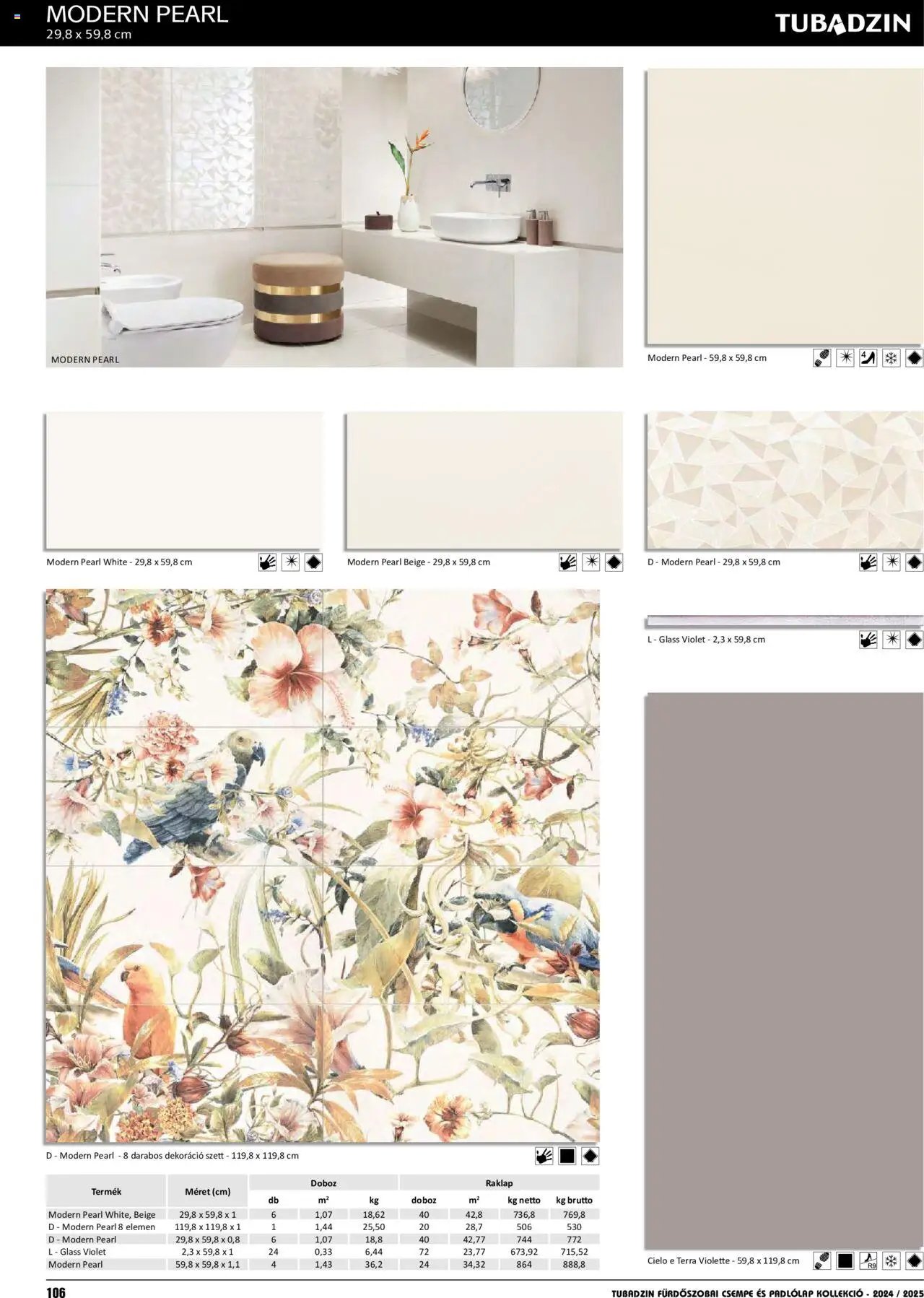 Ingema Katalóg Tubadzin 2024/2025 Hungary (2024-04-01 - 2025-12-31) | 107