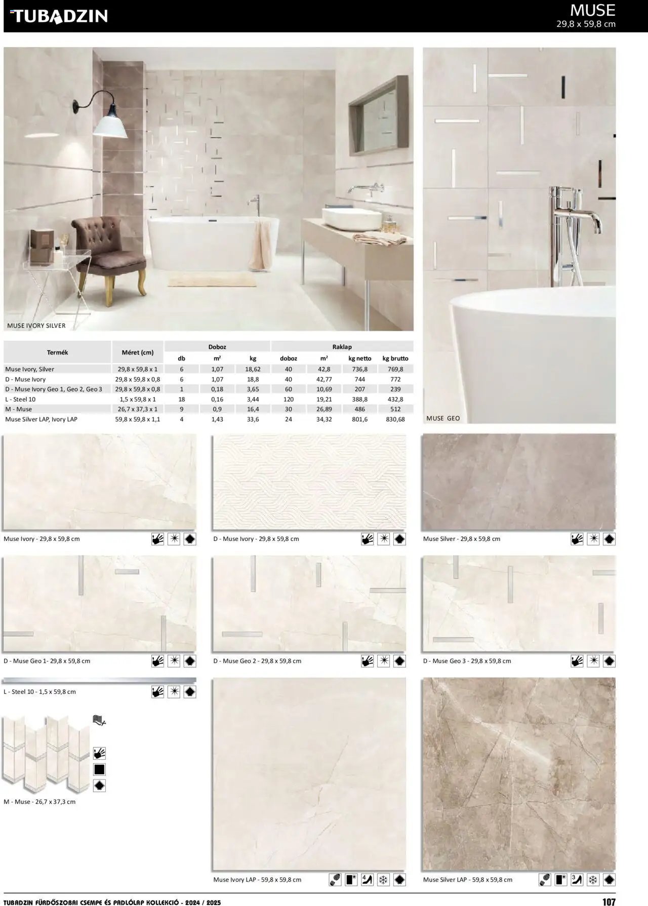 Ingema Katalóg Tubadzin 2024/2025 Hungary (2024-04-01 - 2025-12-31) | 108