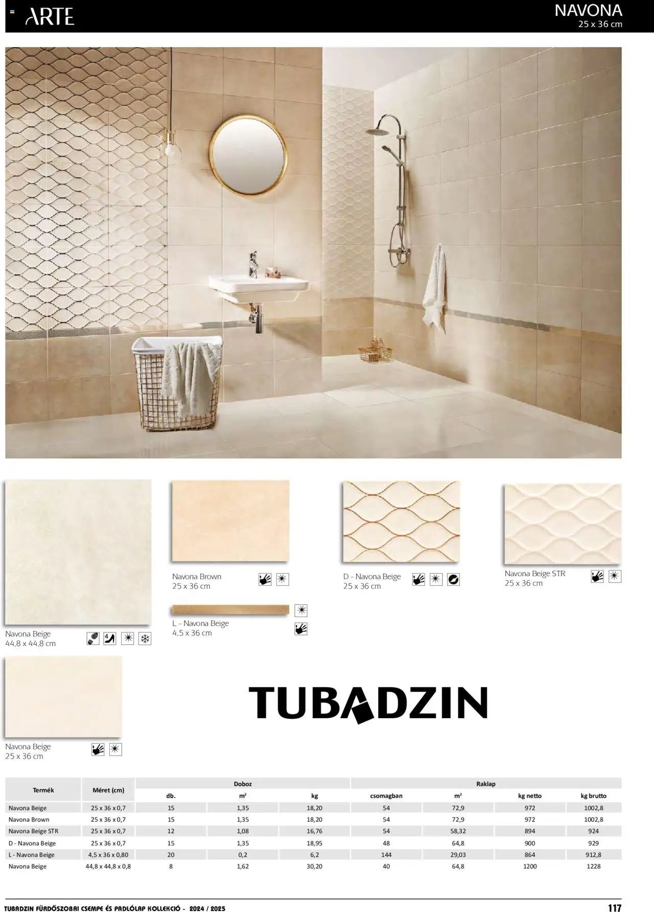 Ingema Katalóg Tubadzin 2024/2025 Hungary (2024-04-01 - 2025-12-31) | 118