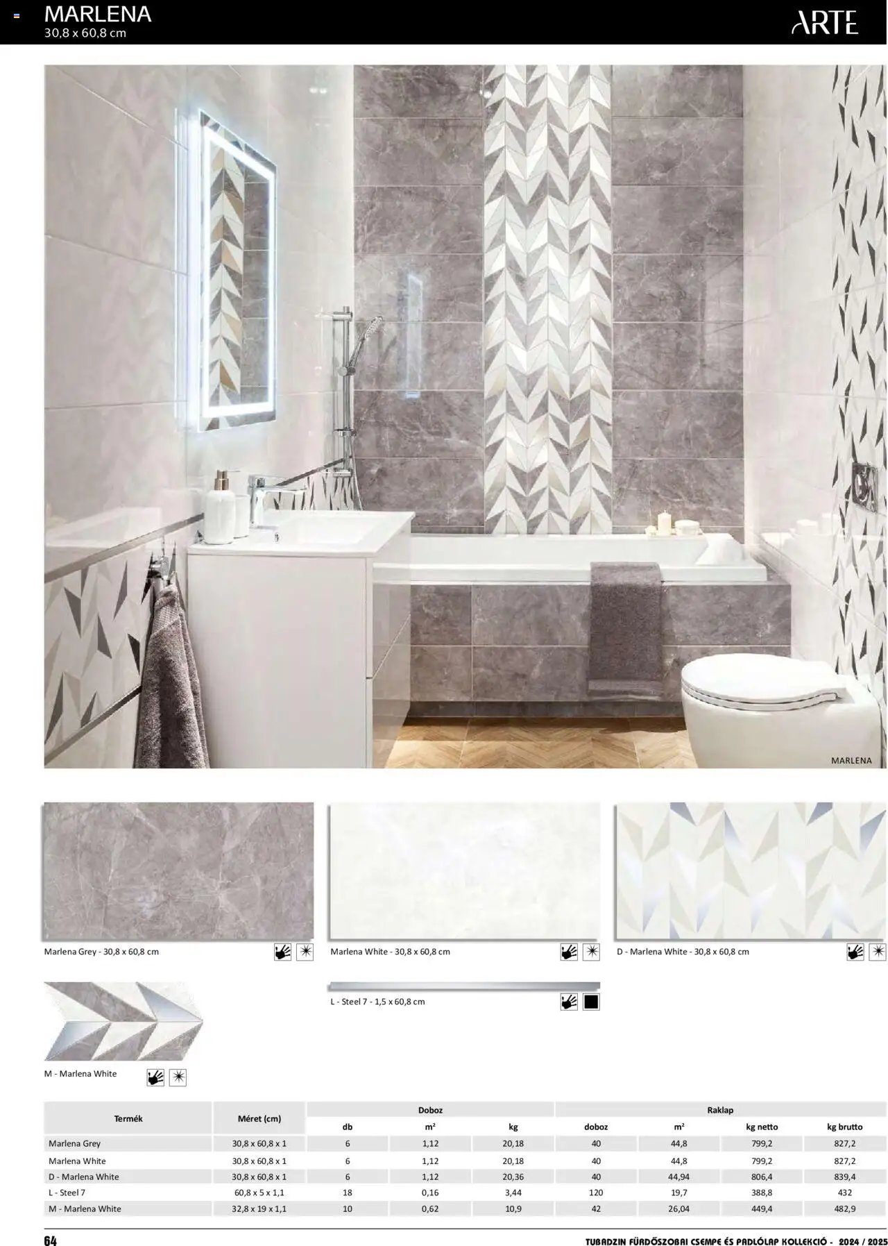 Ingema Katalóg Tubadzin 2024/2025 Hungary (2024-04-01 - 2025-12-31) | 65