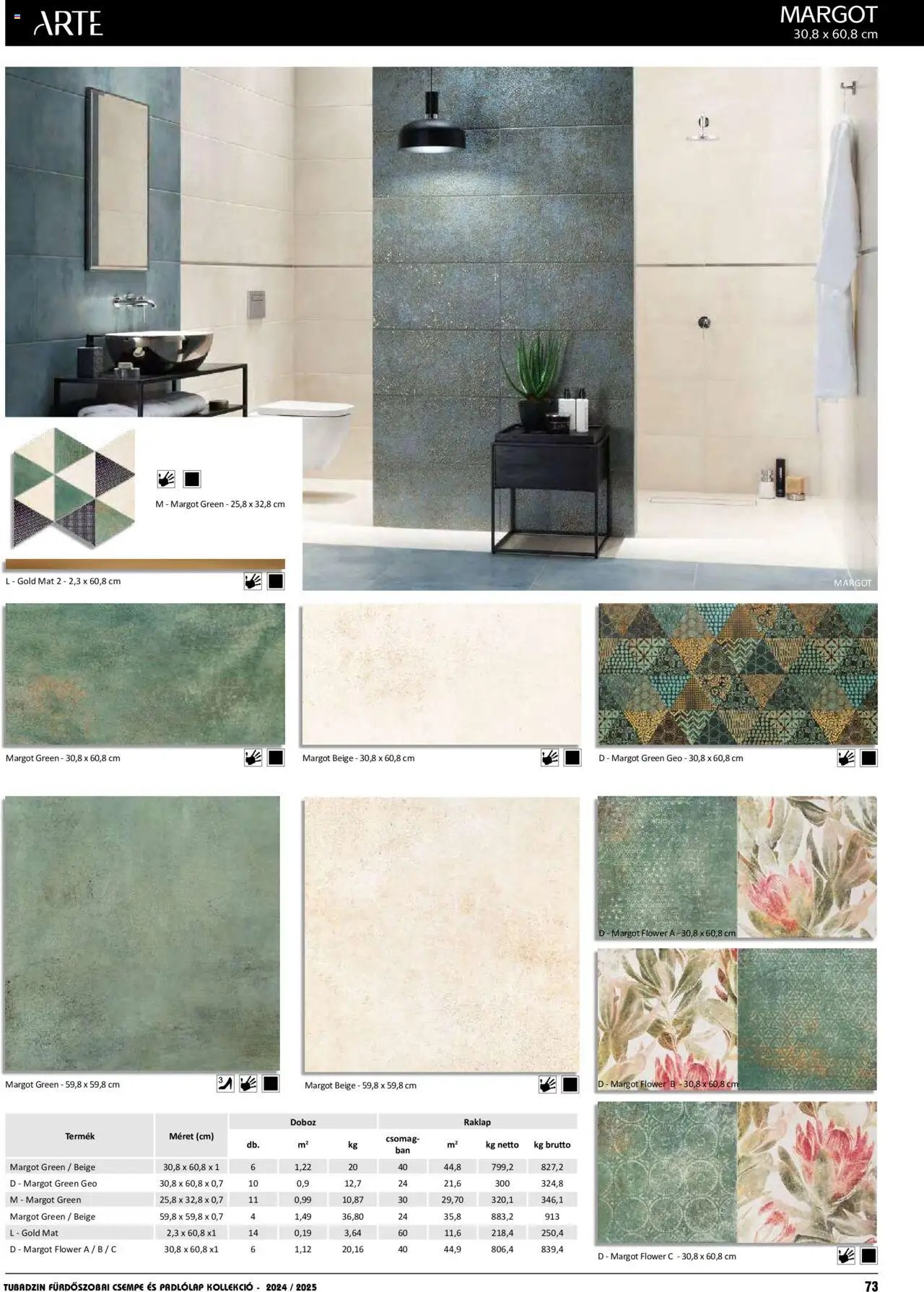 Ingema Katalóg Tubadzin 2024/2025 Hungary (2024-04-01 - 2025-12-31) | 74