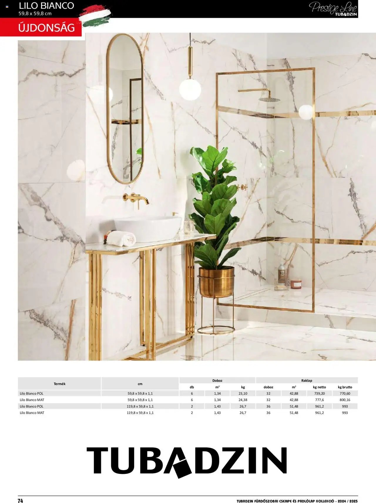 Ingema Katalóg Tubadzin 2024/2025 Hungary (2024-04-01 - 2025-12-31) | 75