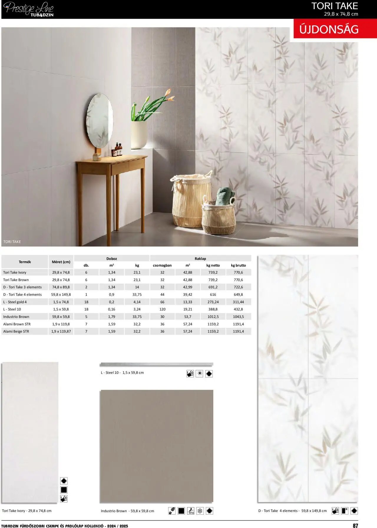 Ingema Katalóg Tubadzin 2024/2025 Hungary (2024-04-01 - 2025-12-31) | 88