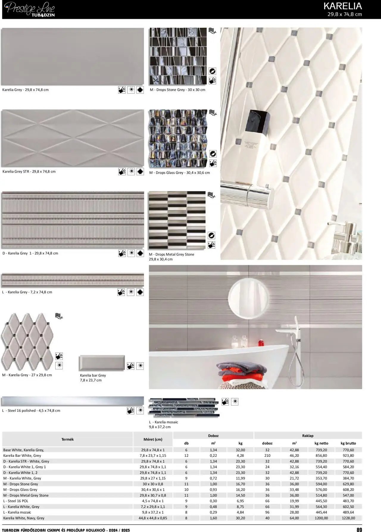 Ingema Katalóg Tubadzin 2024/2025 Hungary (2024-04-01 - 2025-12-31) | 90