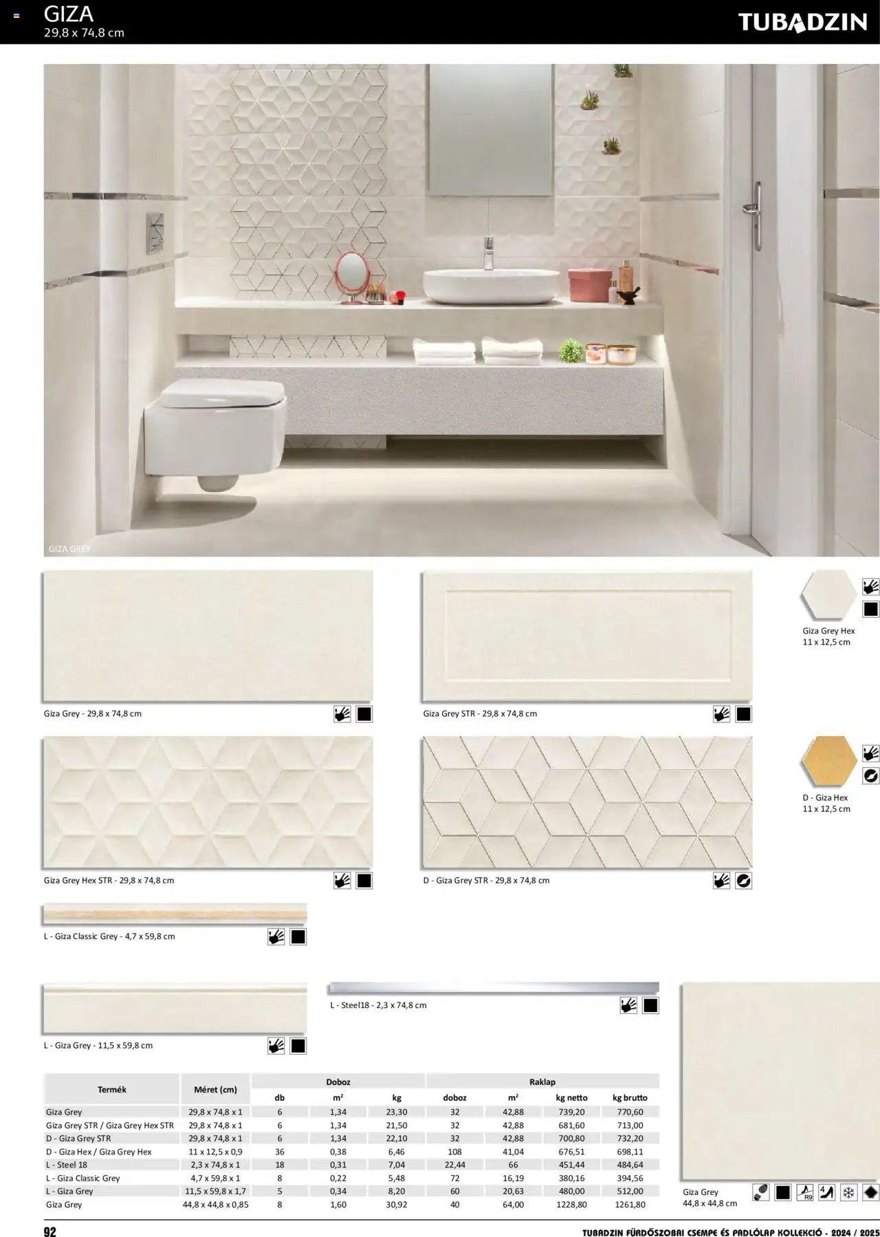 Ingema Katalóg Tubadzin 2024/2025 Hungary (2024-04-01 - 2025-12-31) | 93