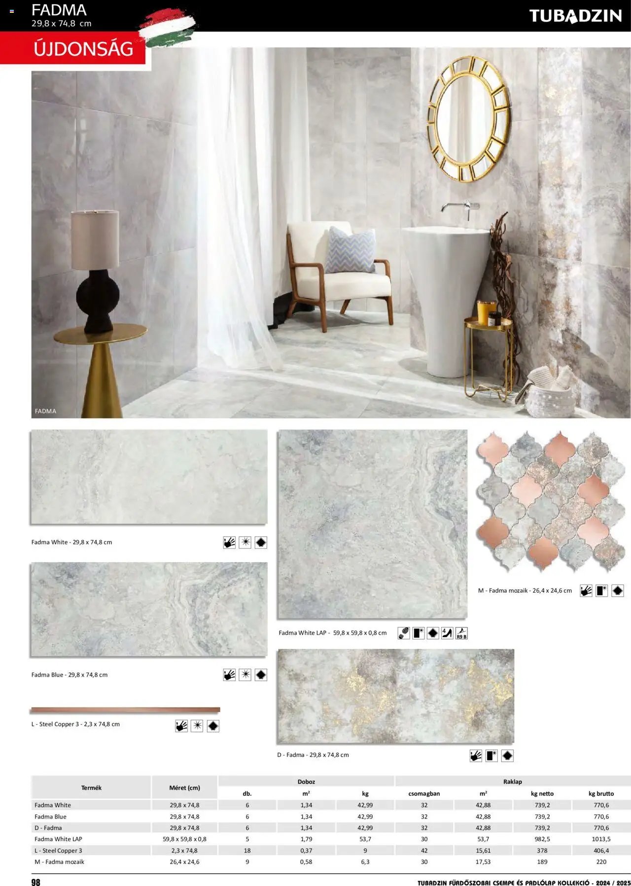 Ingema Katalóg Tubadzin 2024/2025 Hungary (2024-04-01 - 2025-12-31) | 99