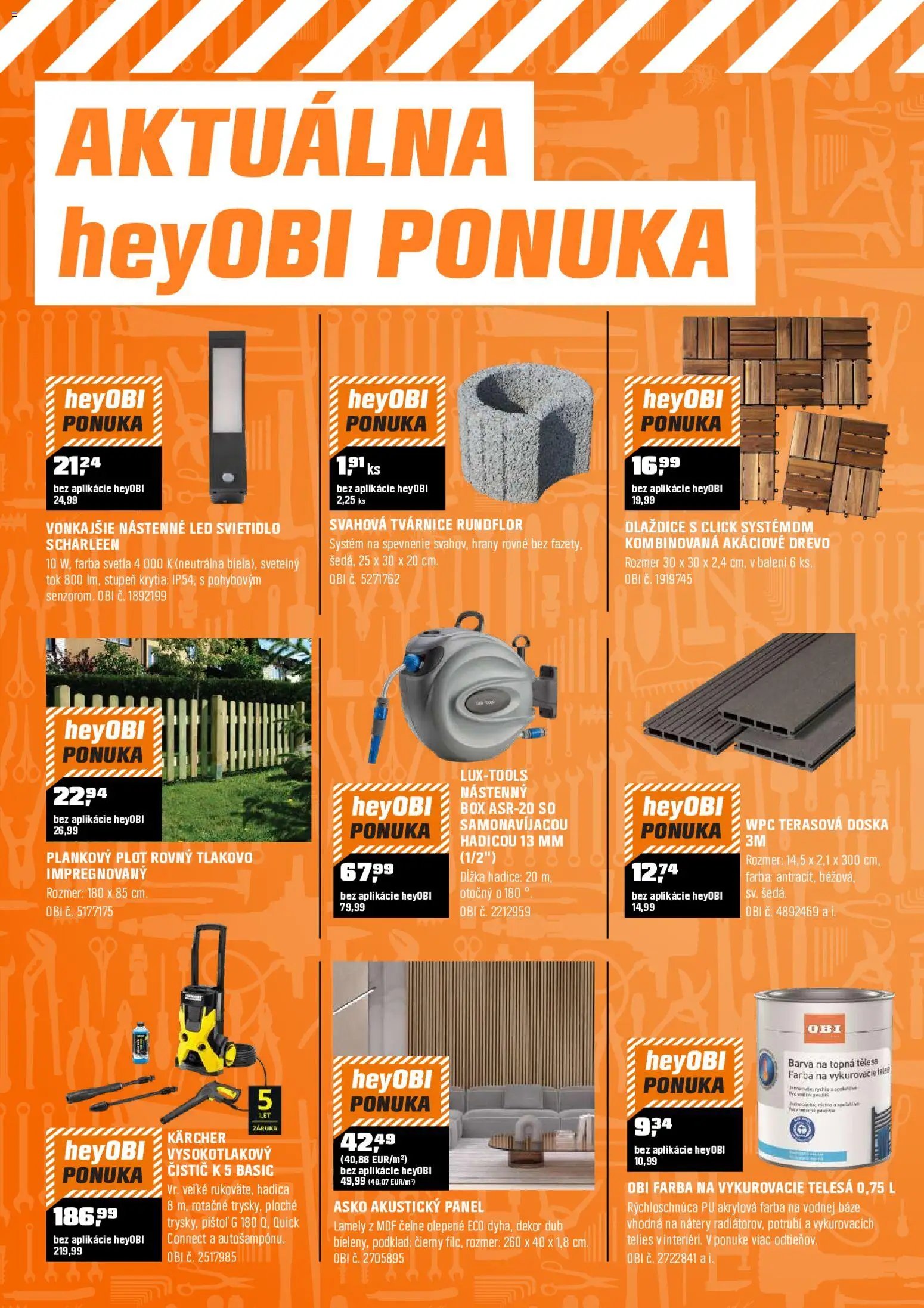 OBI leták
