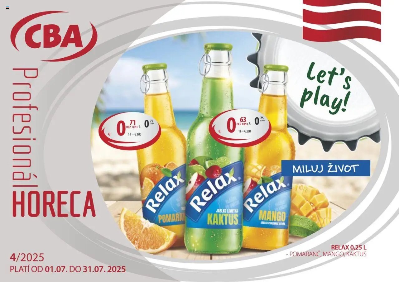 KARMEN CBA Profesionál Horeca (2025-07-01 - 2025-07-31) | 1