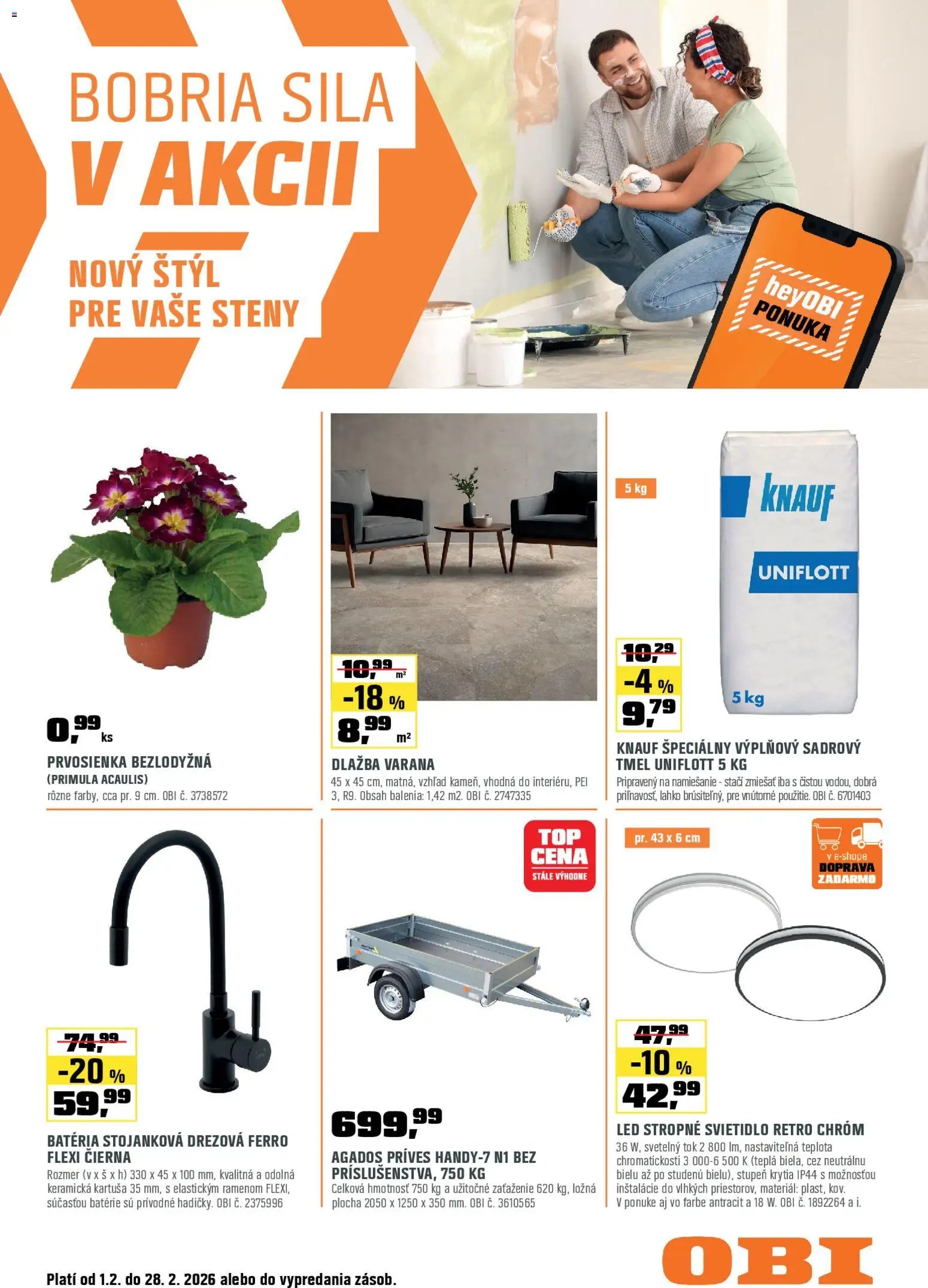 OBI leták (2026-02-01 - 2026-02-28) | 1