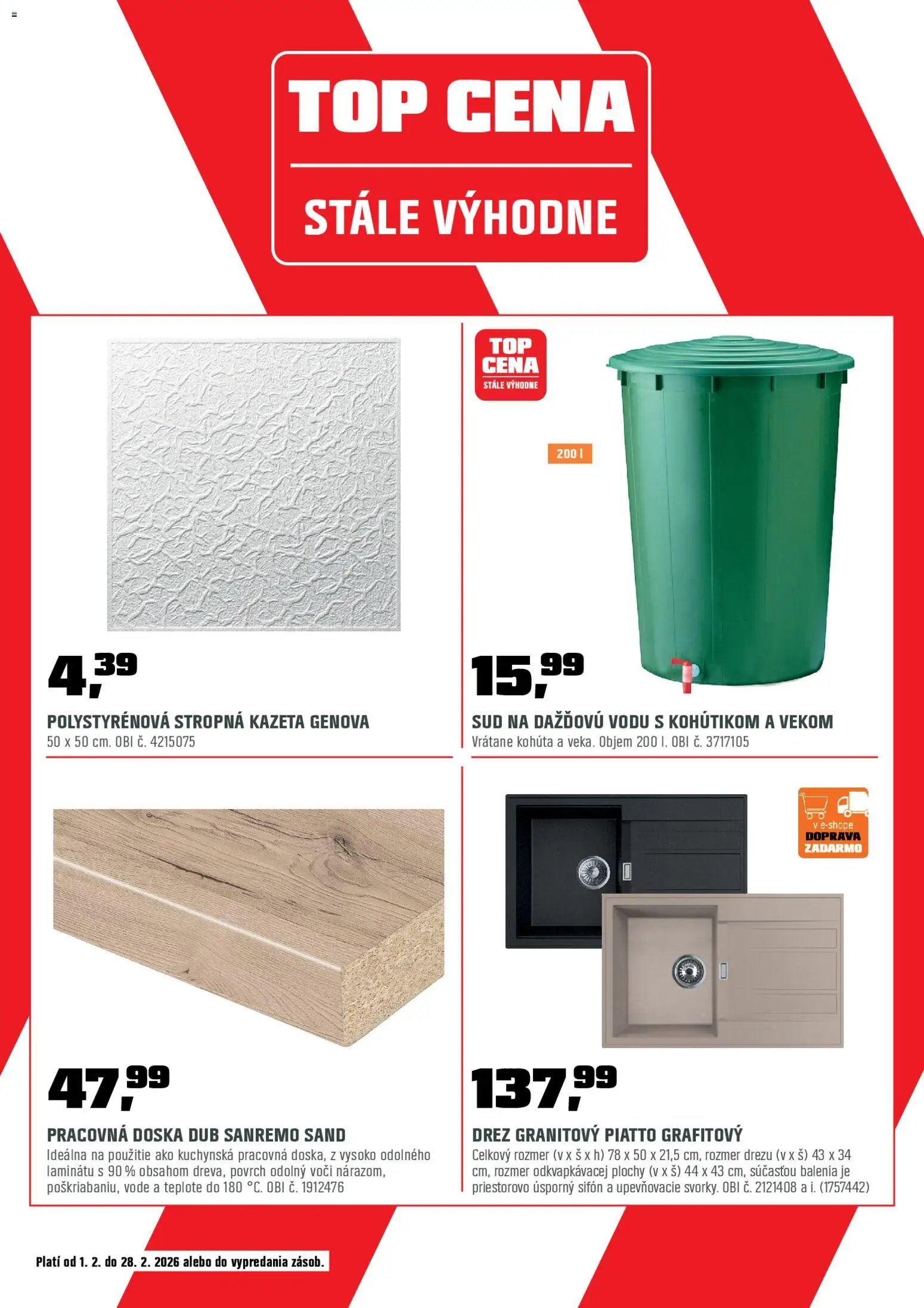 OBI leták (2026-02-01 - 2026-02-28) | 18