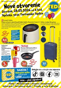 TEDi nové otvorenie - Turčianske Teplice (2026-05-28 - 2026-06-05)