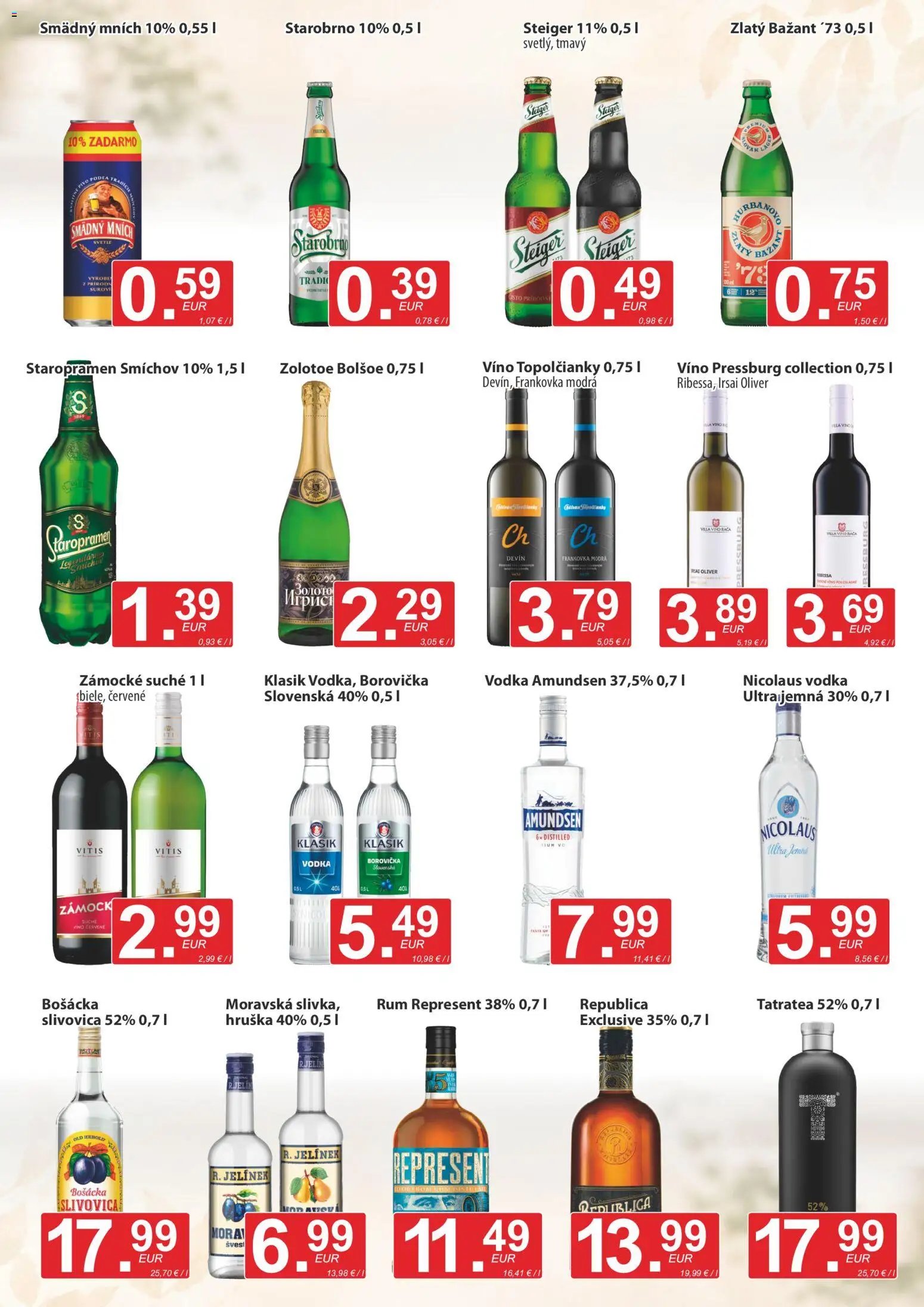 CBA Verex leták