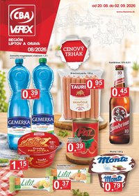 CBA Verex leták