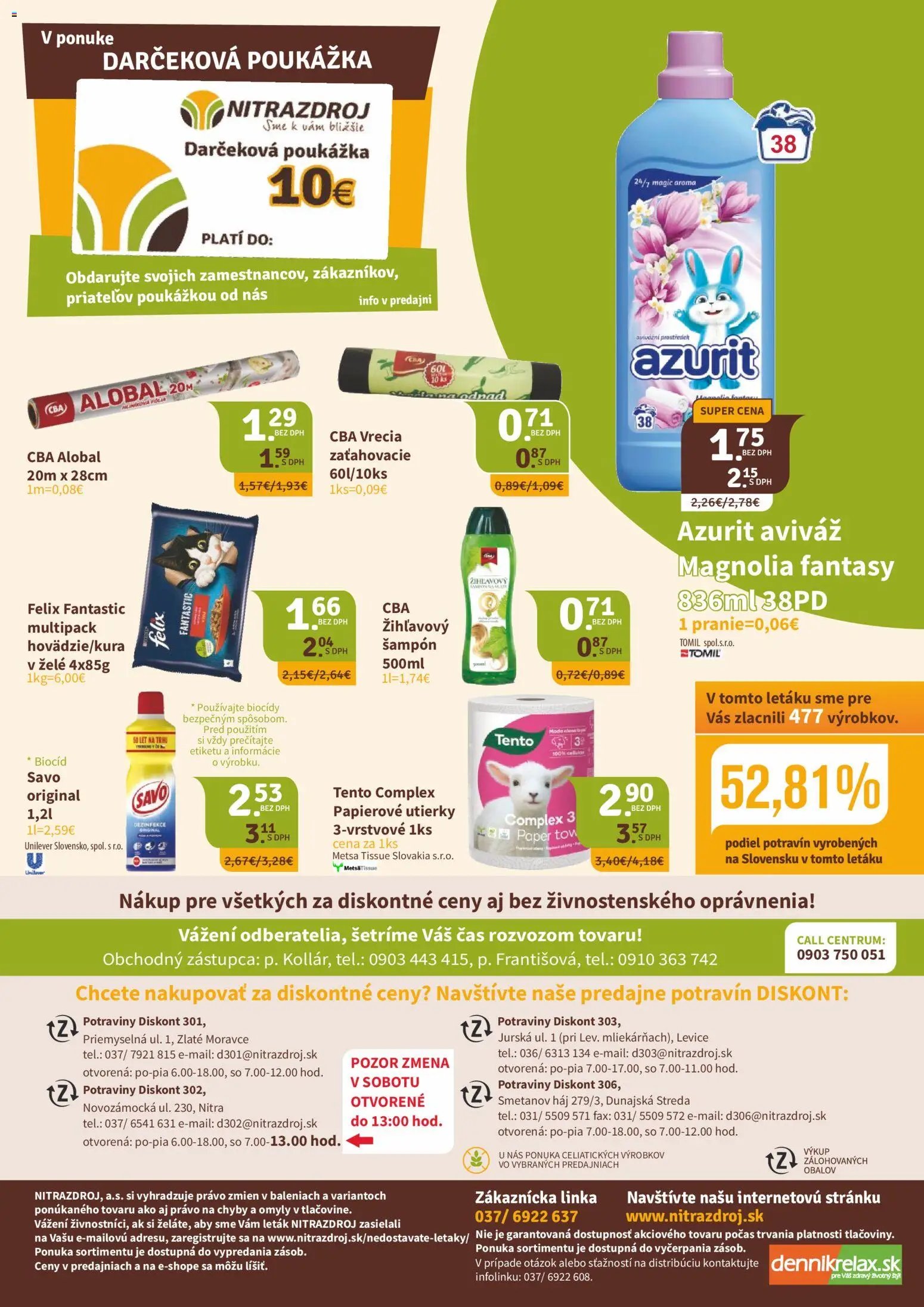 Nitrazdroj diskont (2026-04-17 - 2026-05-04) | 8