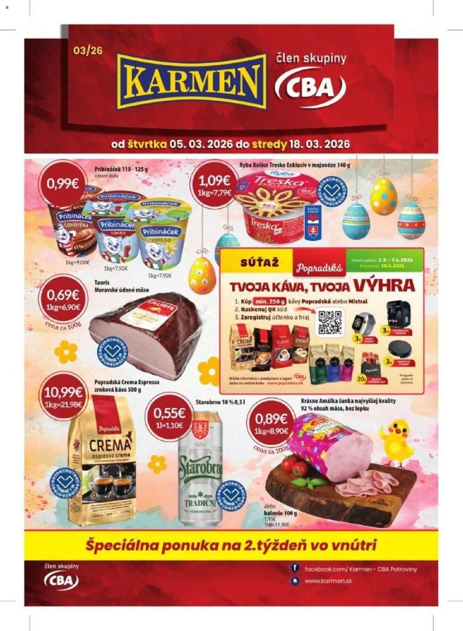 KARMEN CBA leták (2026-03-05 - 2026-03-18) | 1