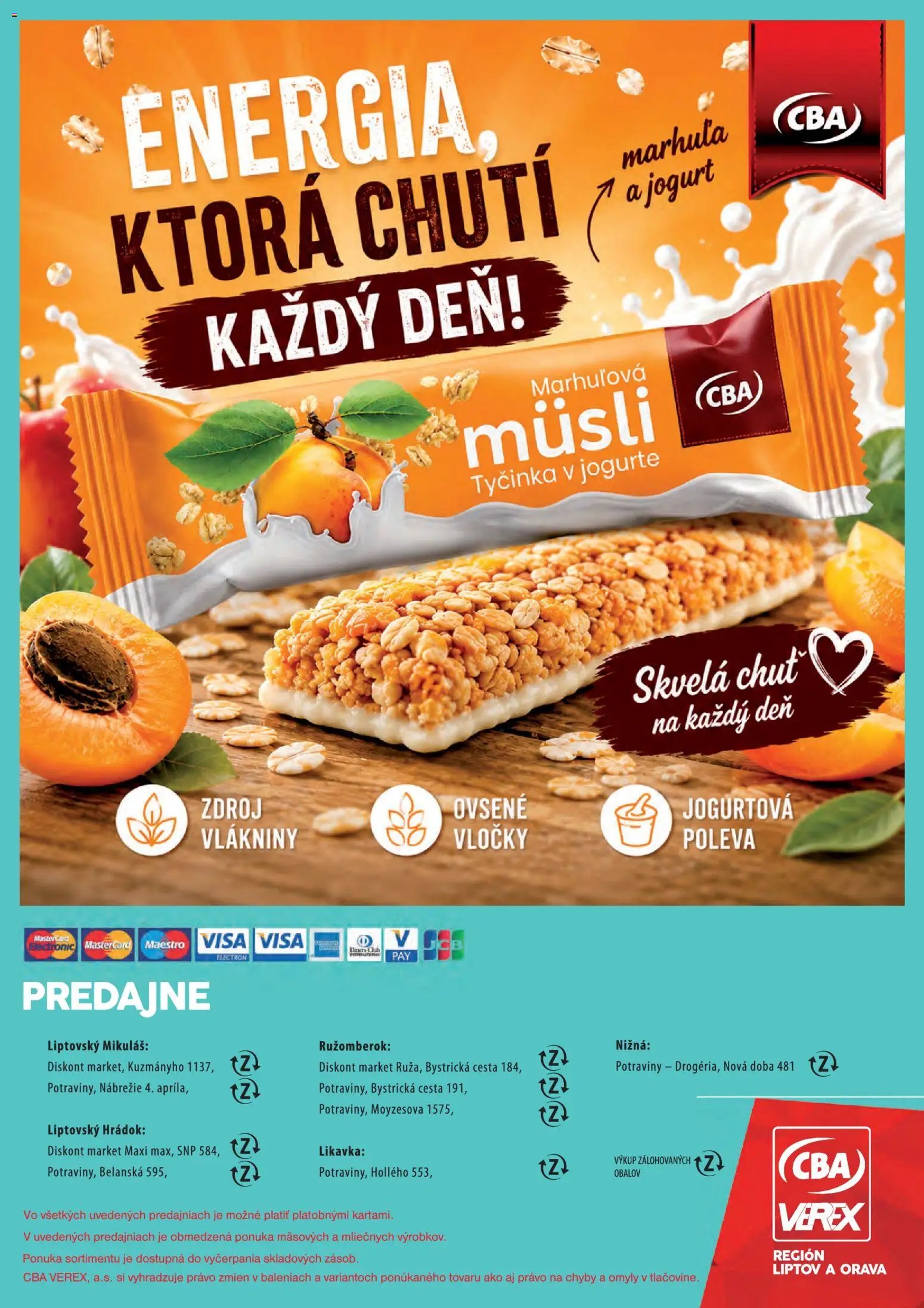 CBA Verex leták