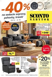 Sconto nábytok leták