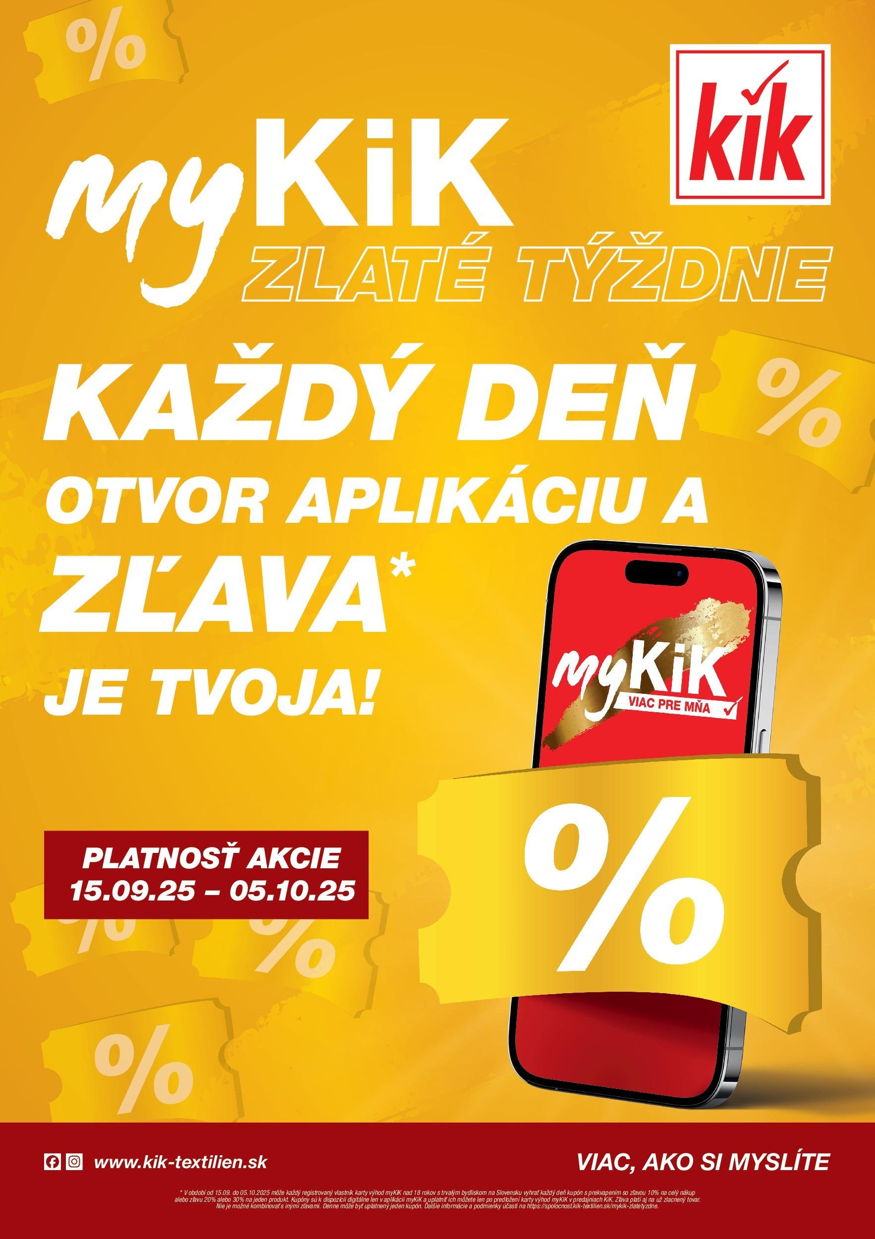 Kik - KiK leták platný do 28.09.2025 (2025-09-14 - 2025-09-28) | 1
