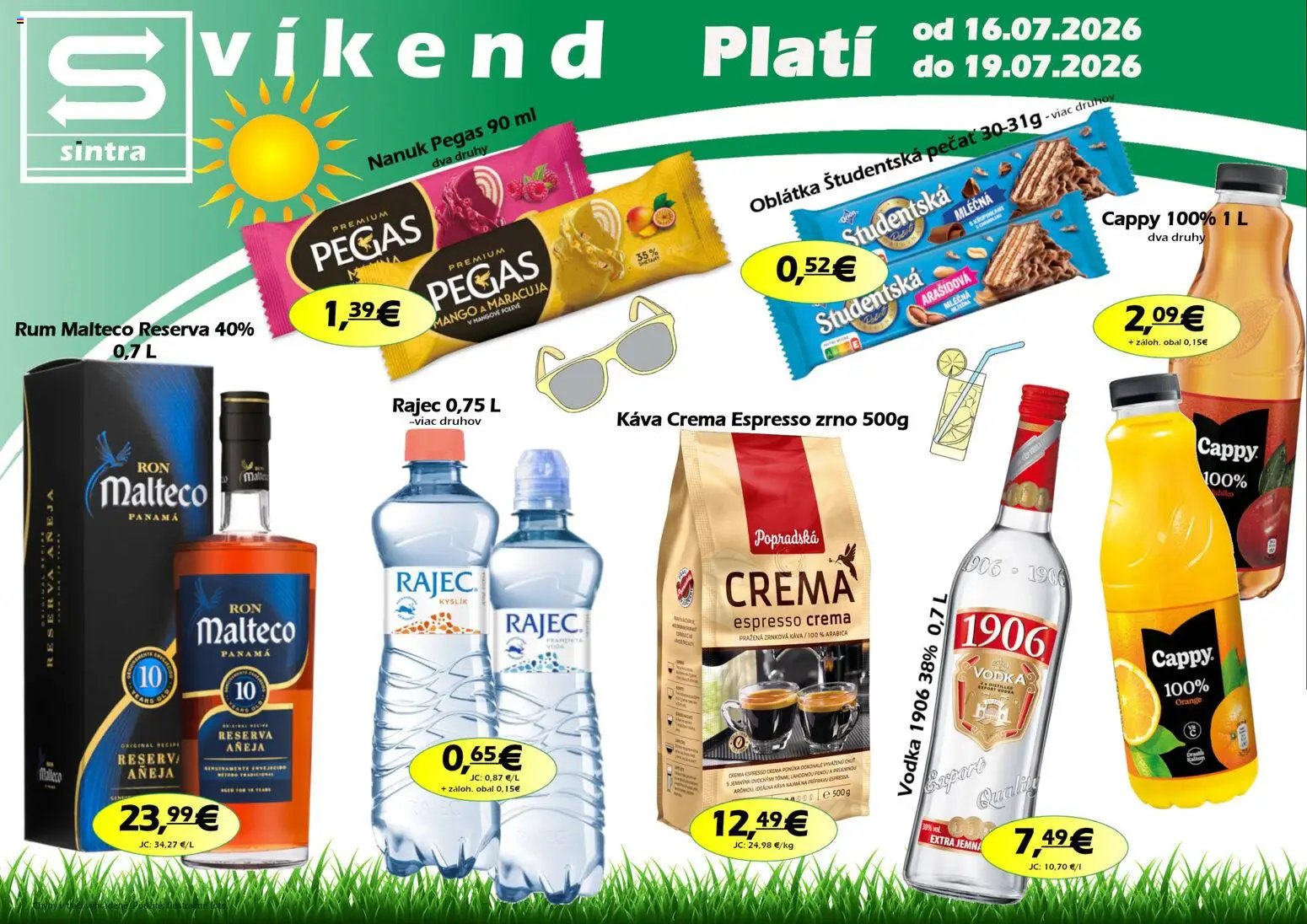 Sintra víkendová ponuka