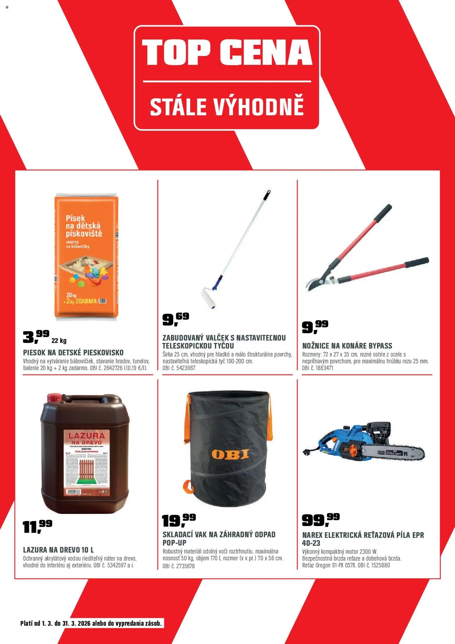 OBI leták (2026-03-01 - 2026-03-31) | 21