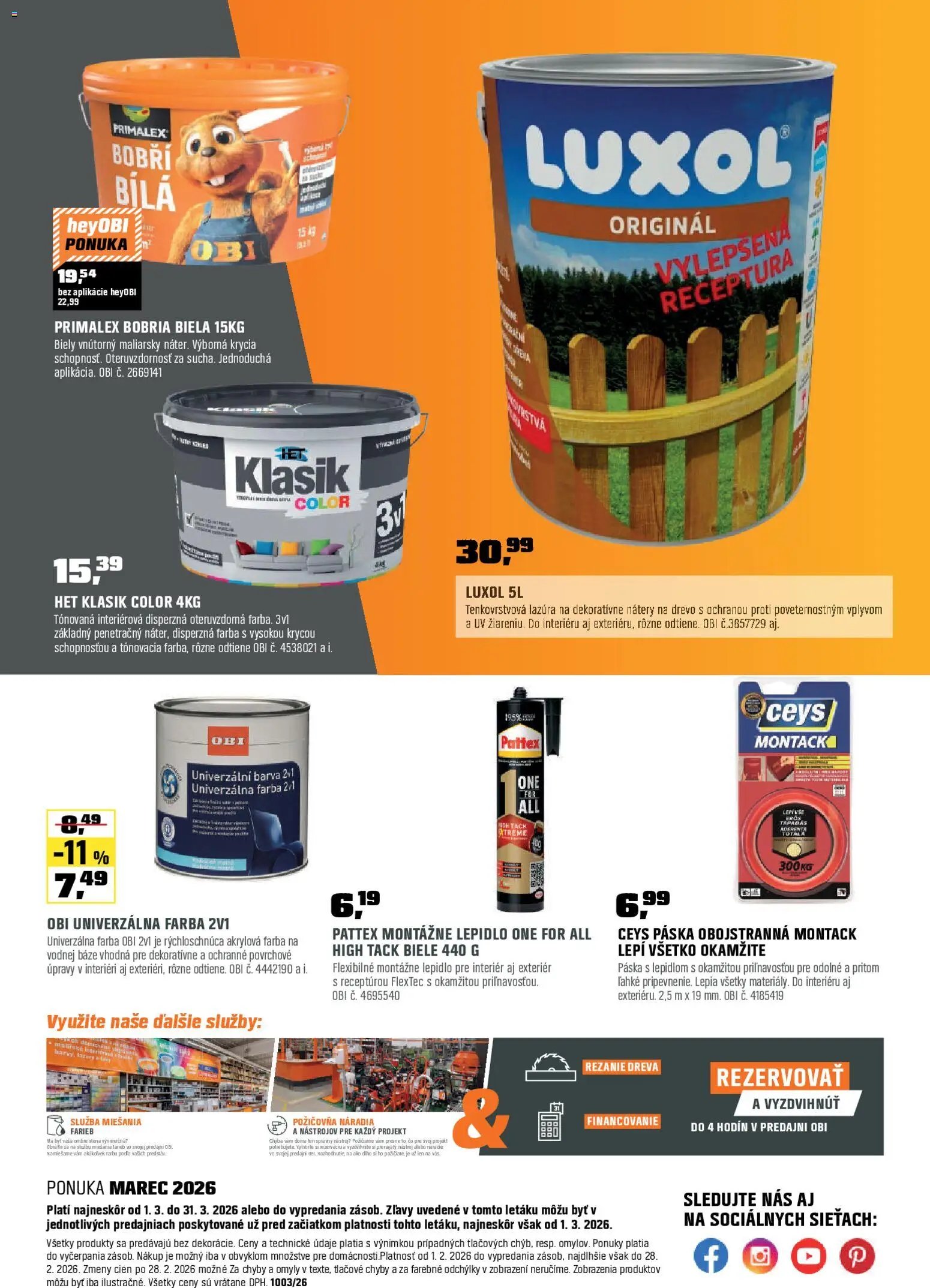 OBI leták (2026-03-01 - 2026-03-31) | 23