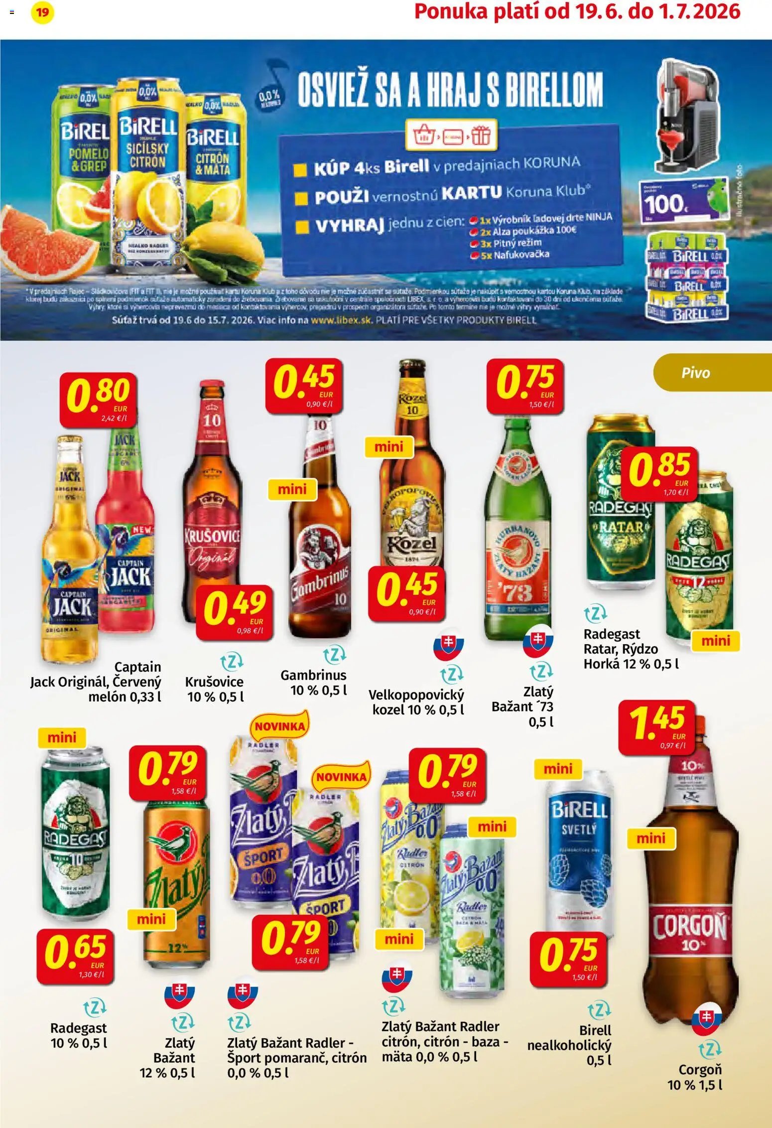 Koruna leták