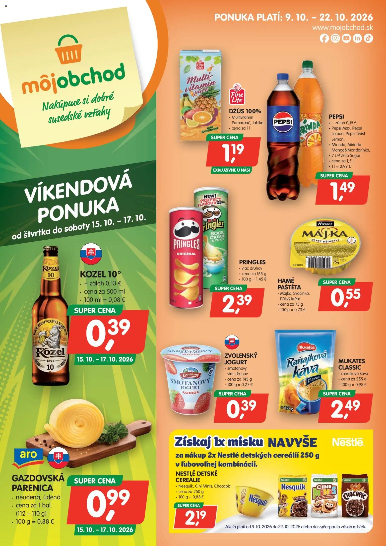 Môj obchod leták