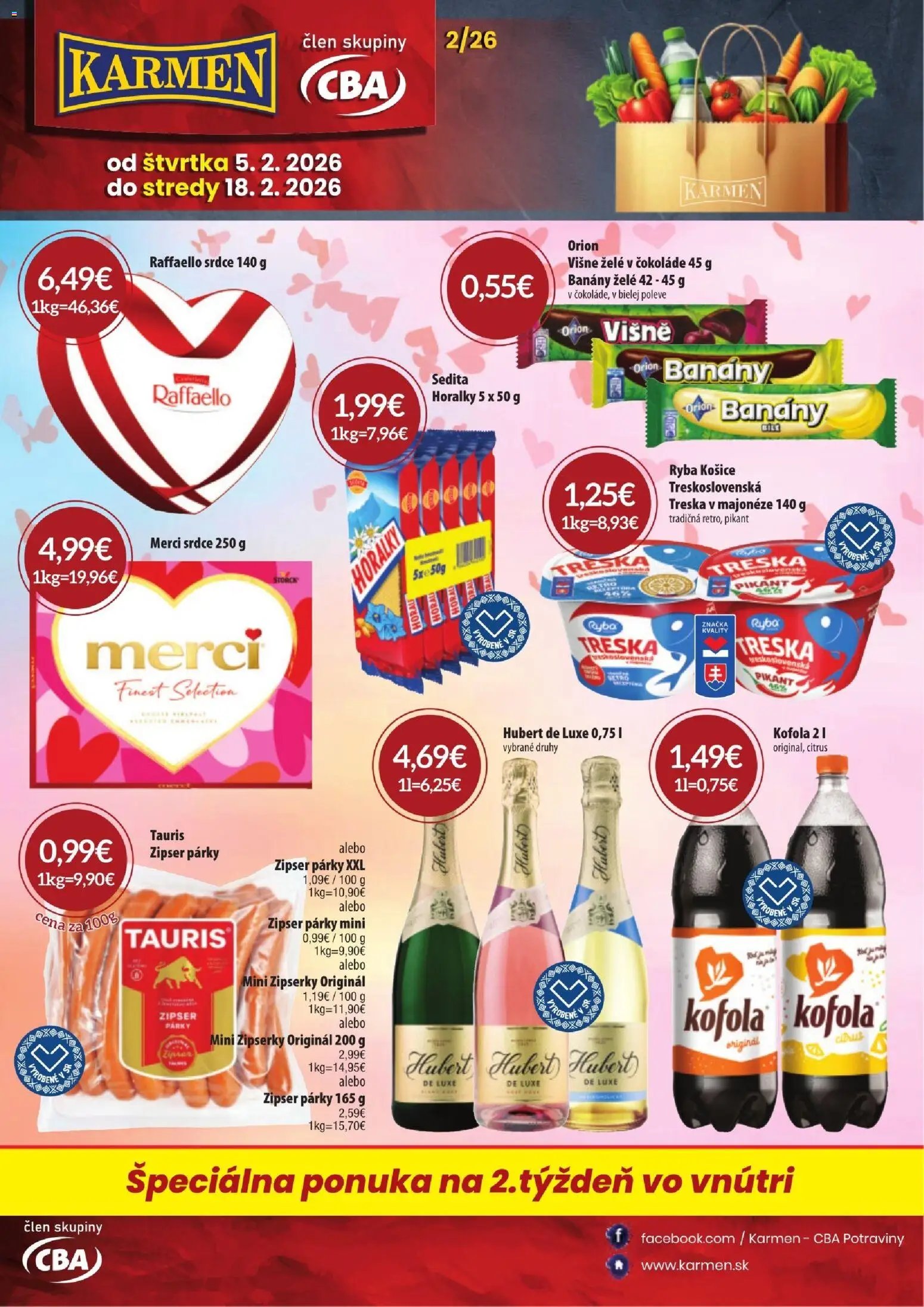 KARMEN CBA leták (2026-02-05 - 2026-02-18) | 1