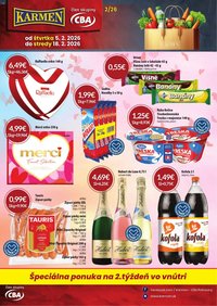 KARMEN CBA leták (2026-02-05 - 2026-02-18)