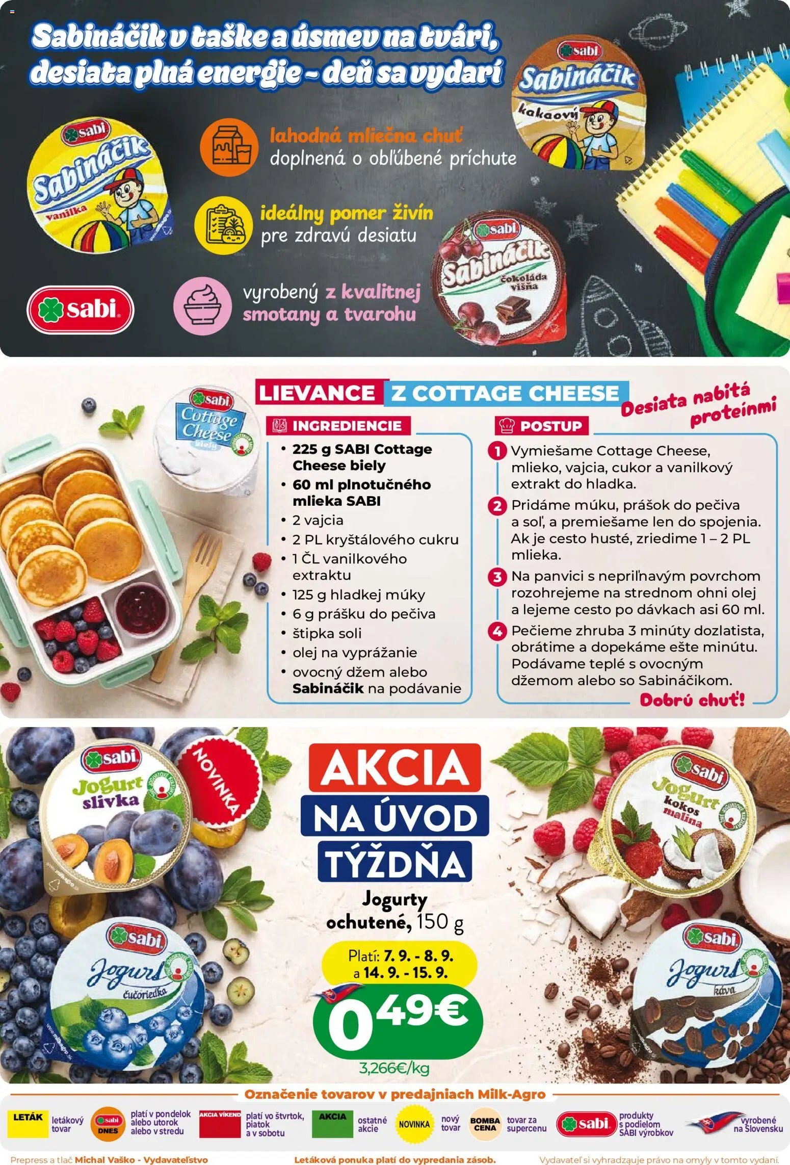 Milk Agro leták