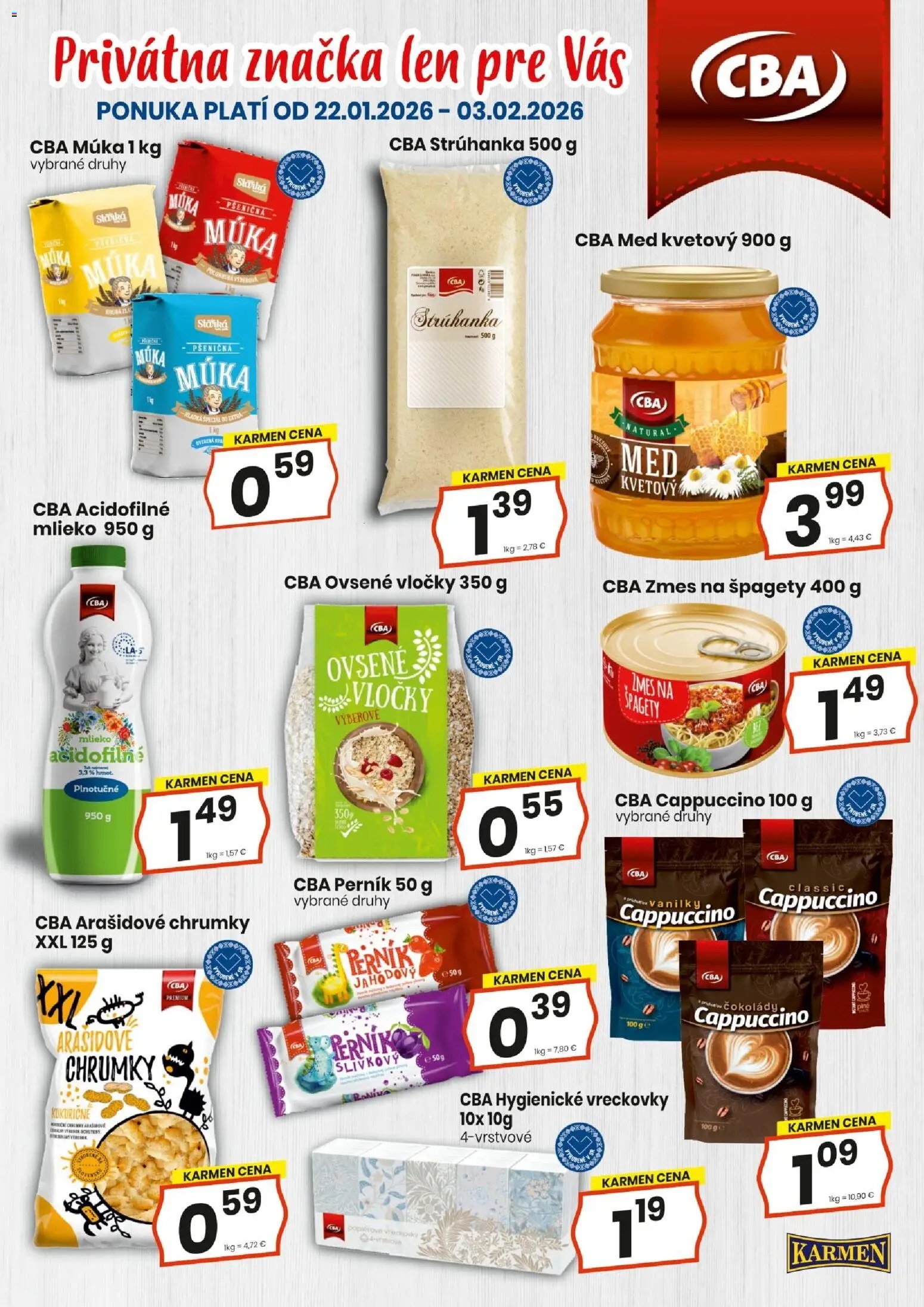 KARMEN CBA leták (2026-01-22 - 2026-02-03) | 3