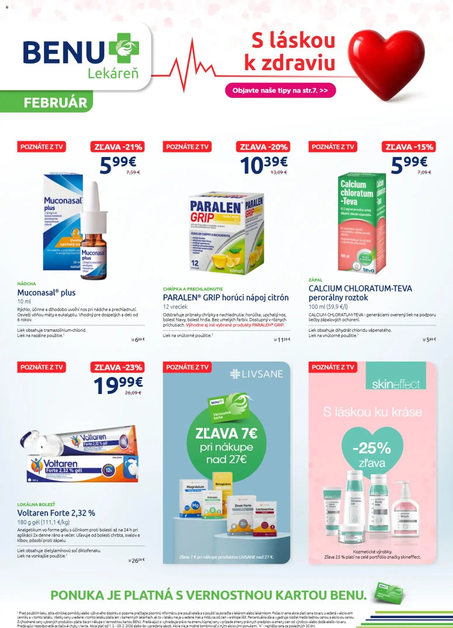 BENU Lekáreň leták (2026-02-01 - 2026-02-28) | 1