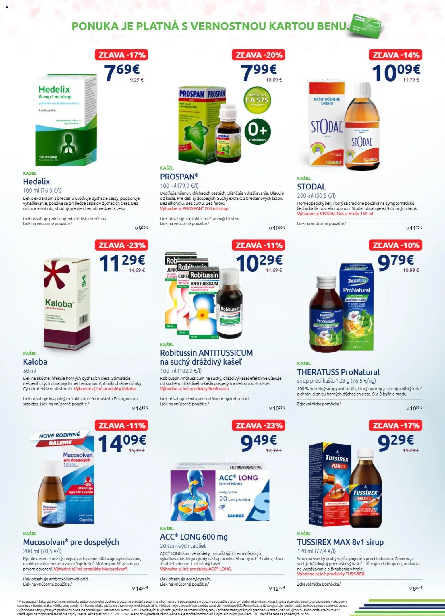 BENU Lekáreň leták (2026-02-01 - 2026-02-28) | 2