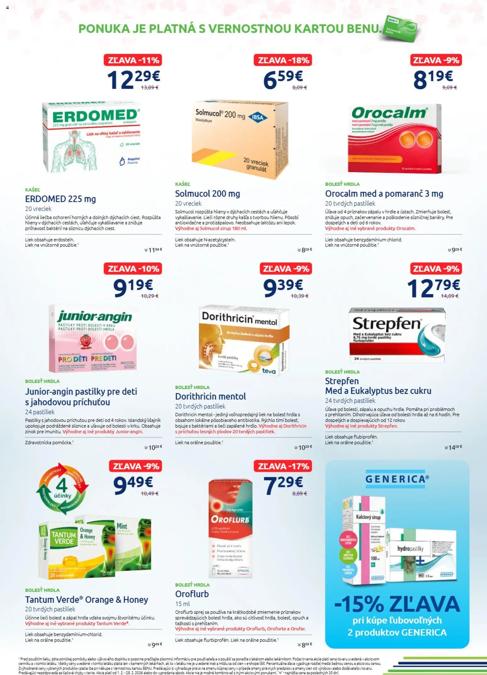 BENU Lekáreň leták (2026-02-01 - 2026-02-28) | 3