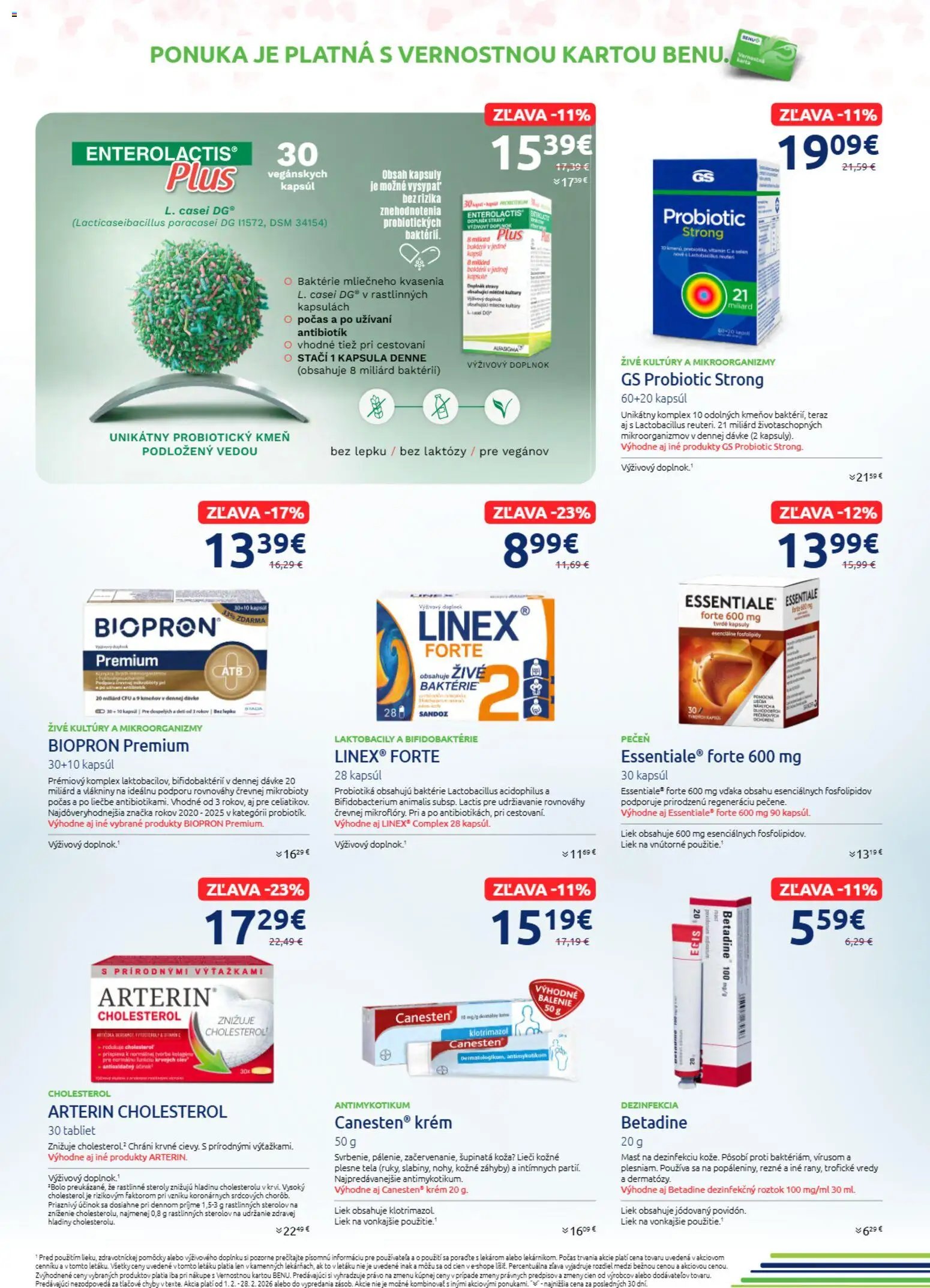 BENU Lekáreň leták (2026-02-01 - 2026-02-28) | 8