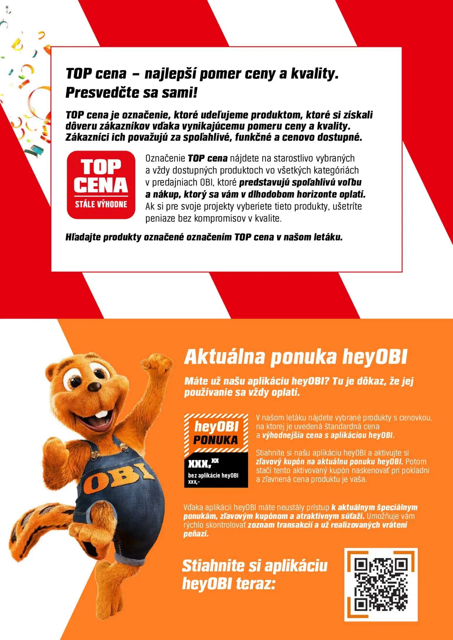OBI leták