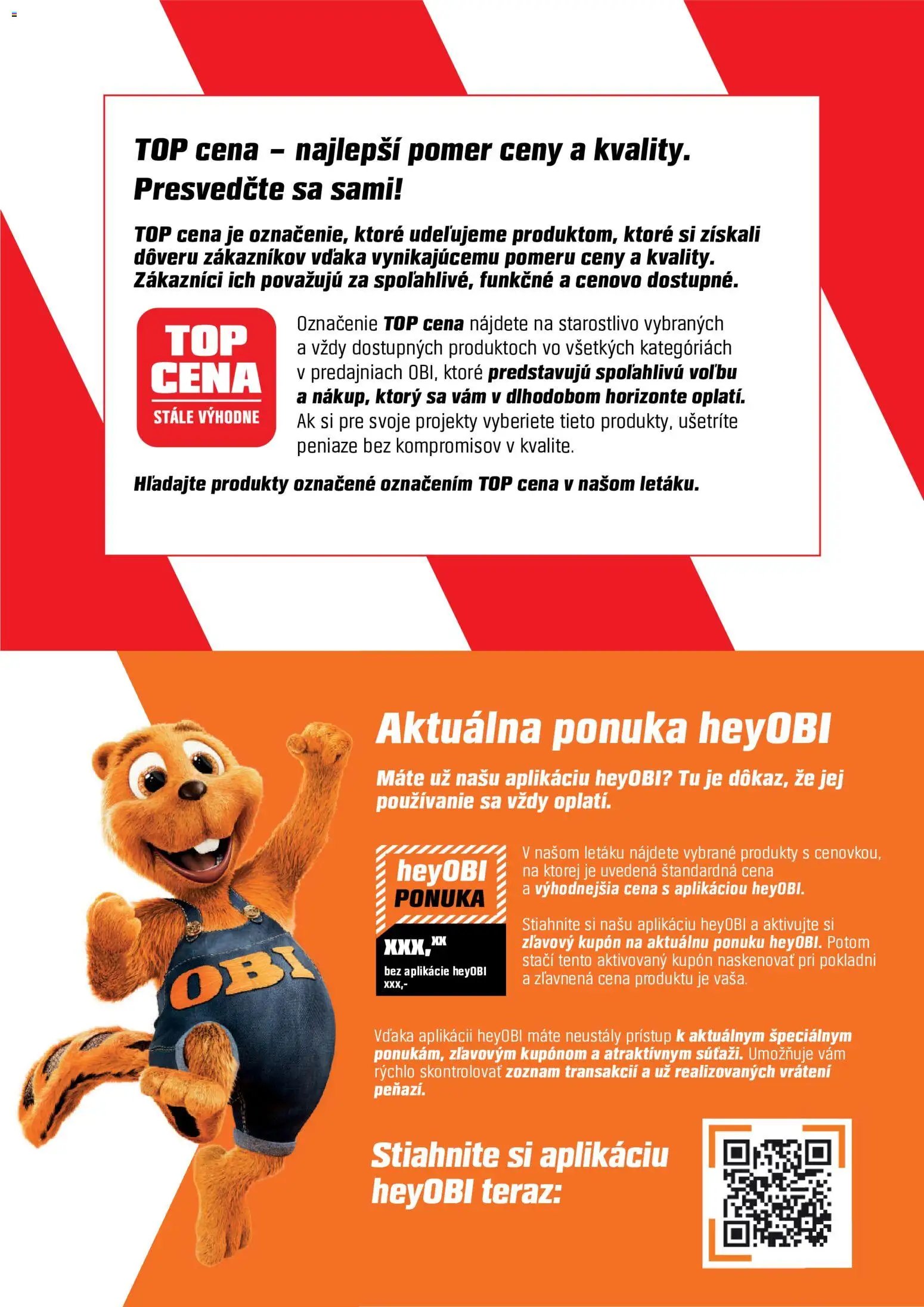 OBI leták