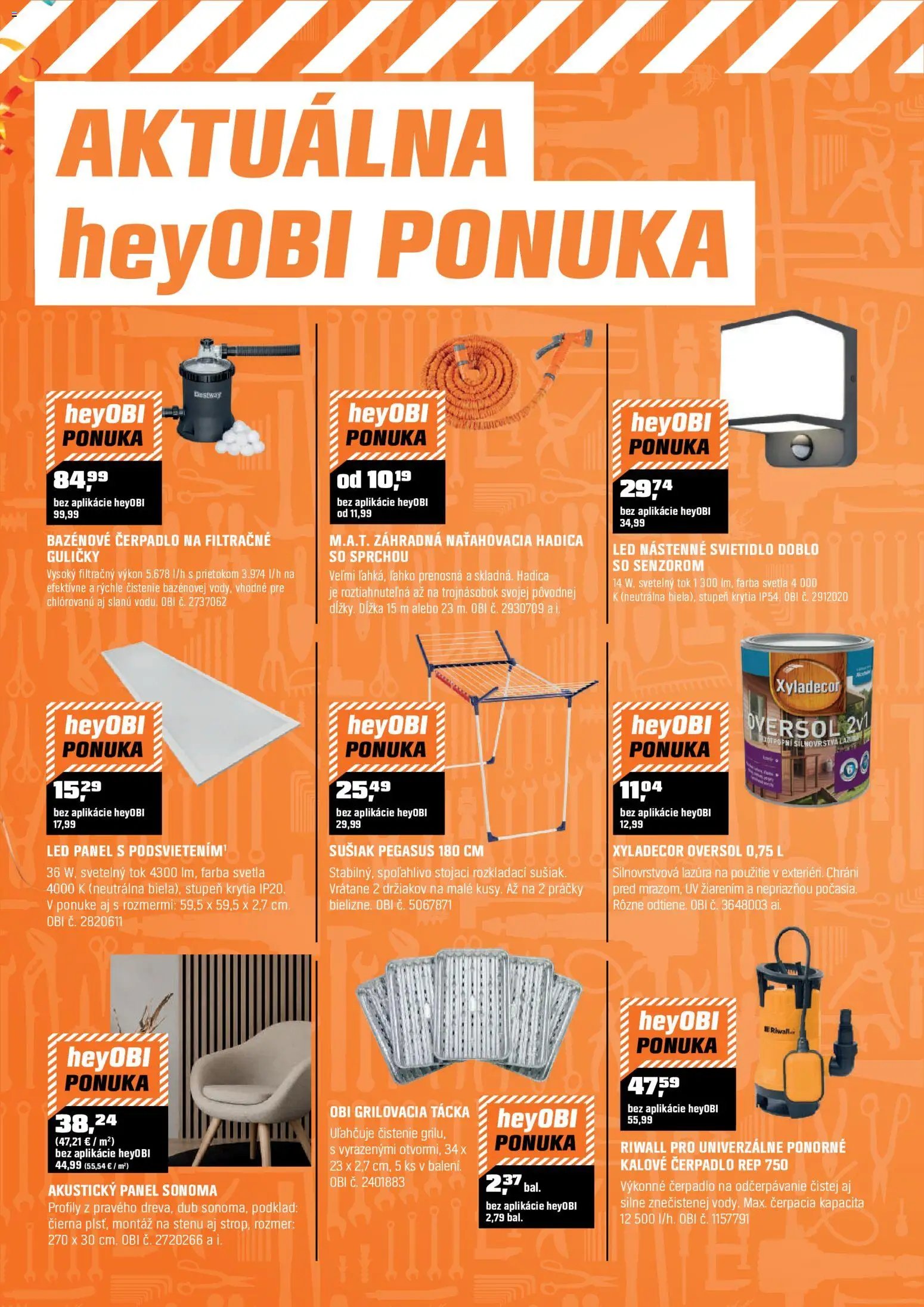 OBI leták