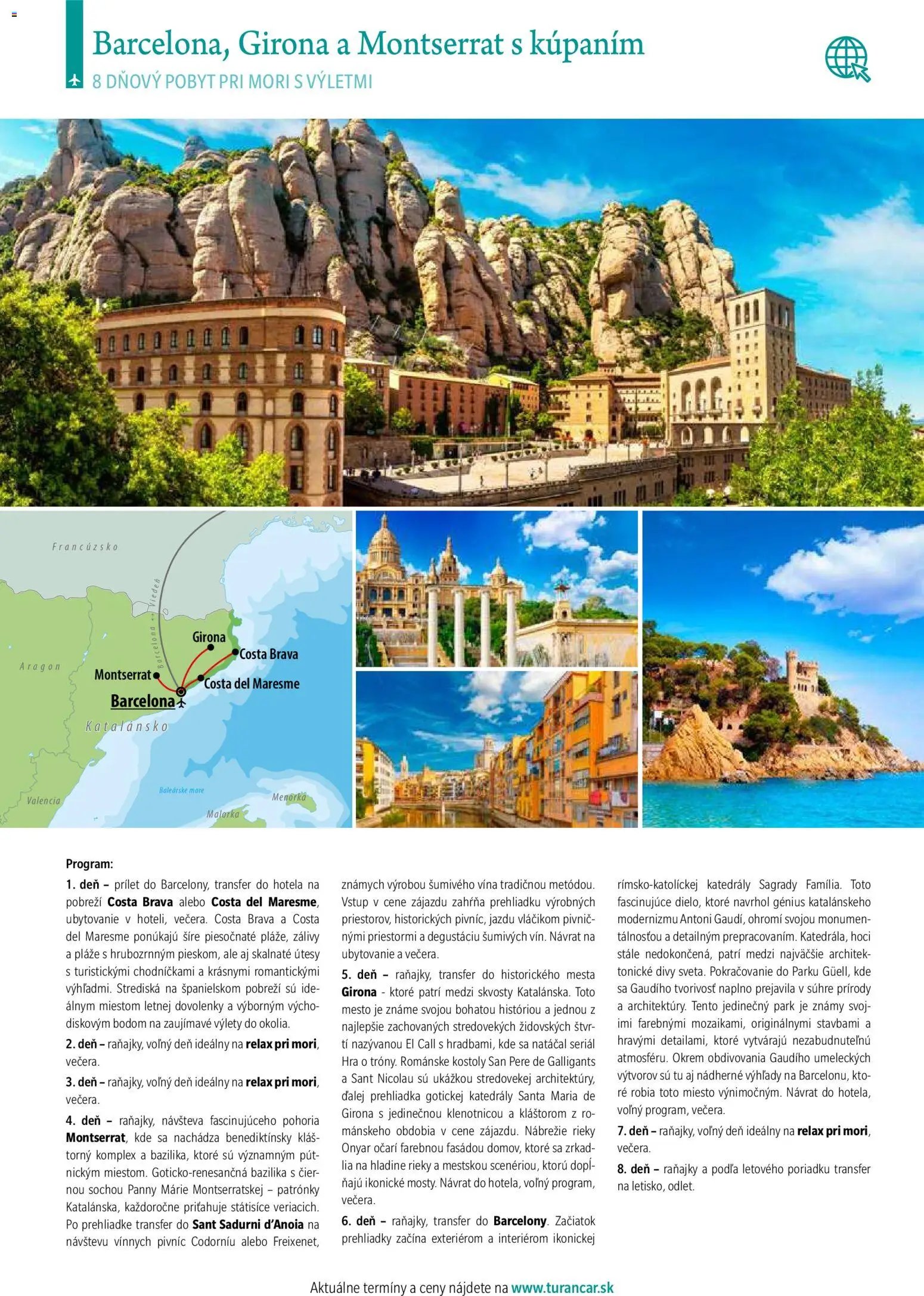 Turancar poznávacie zájazdy leteckou dopravou (2026-01-12 - 2026-12-31) | 12