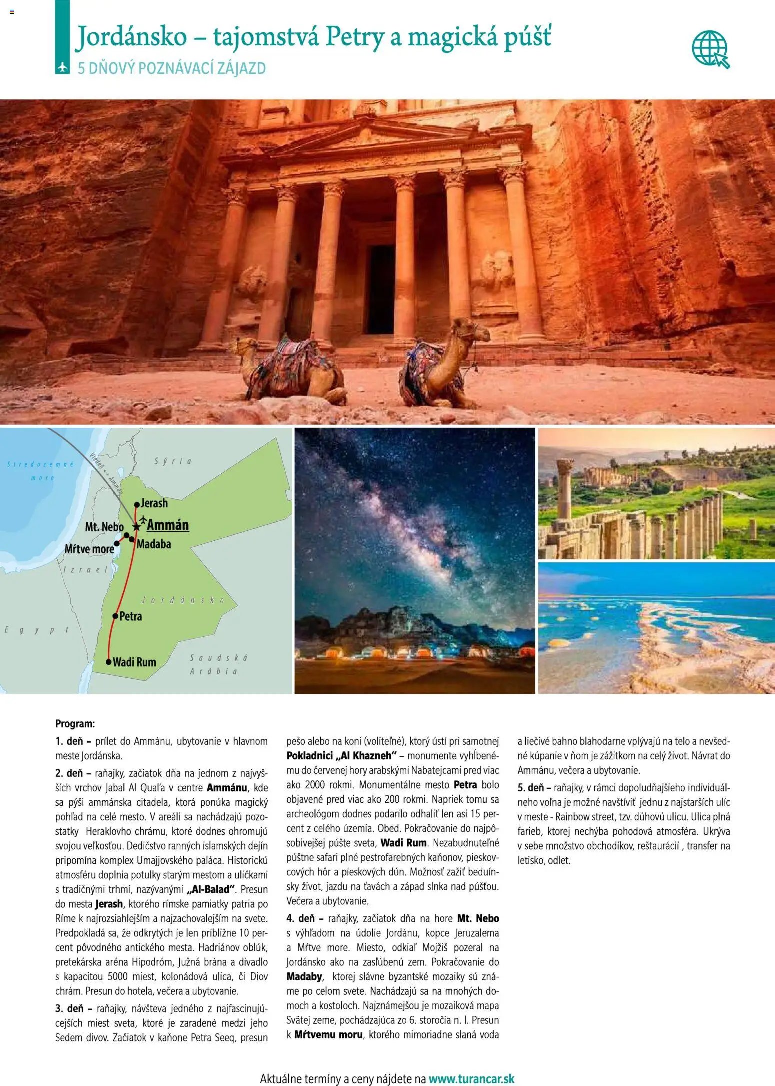 Turancar poznávacie zájazdy leteckou dopravou (2026-01-12 - 2026-12-31) | 23