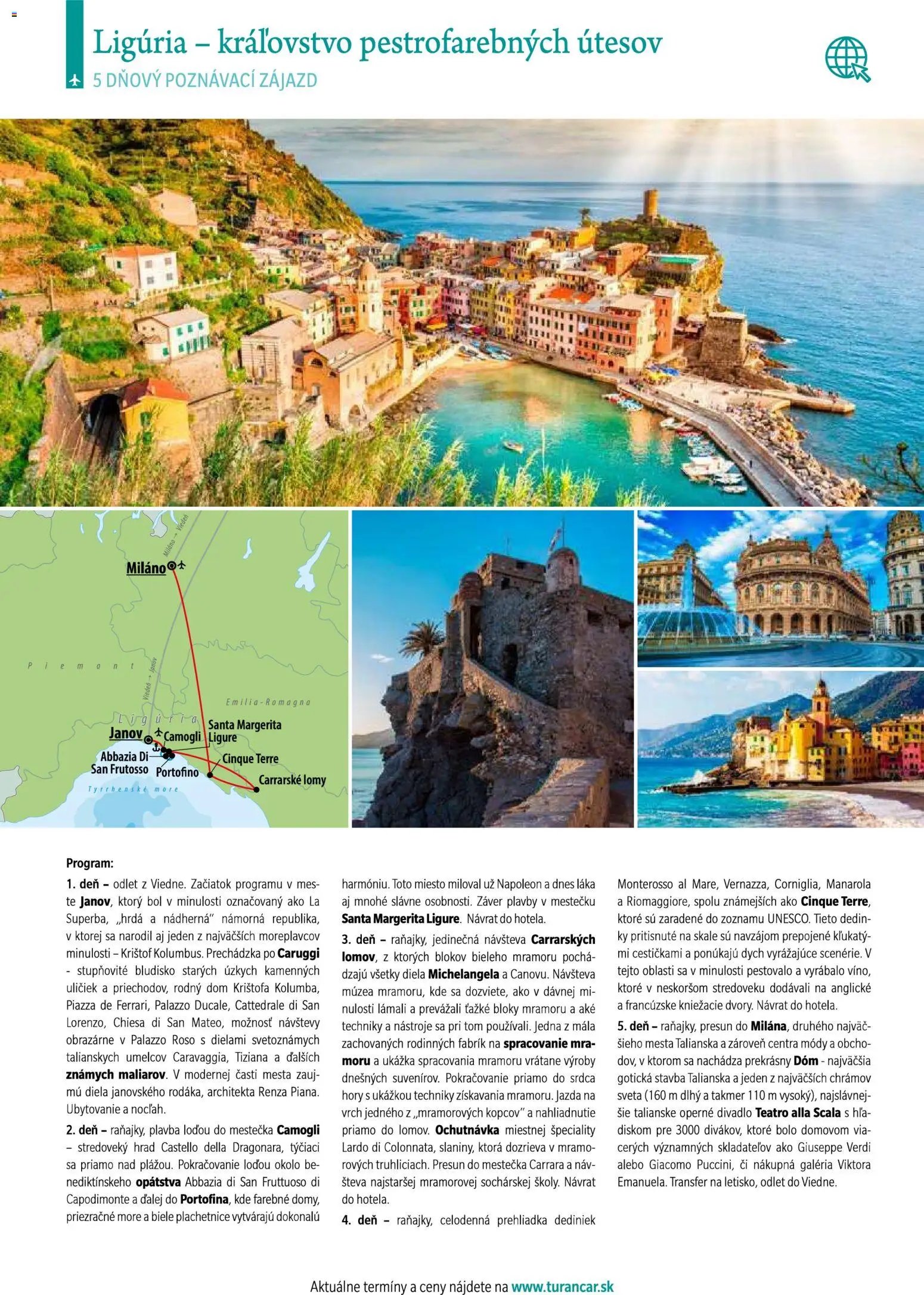 Turancar poznávacie zájazdy leteckou dopravou (2026-01-12 - 2026-12-31) | 27